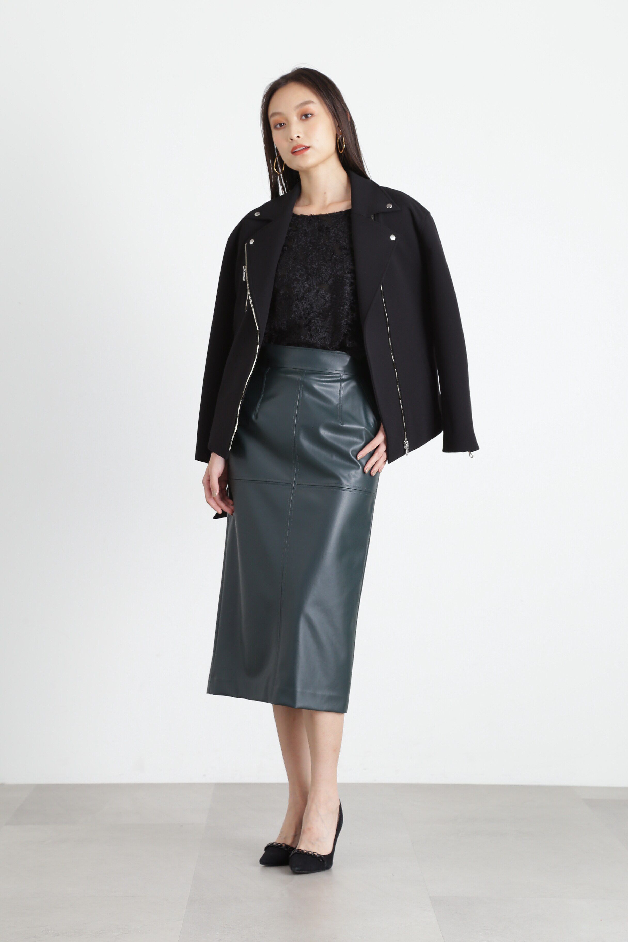  「◆カットジャガードリボンブラウス」|シャツ・ブラウス|