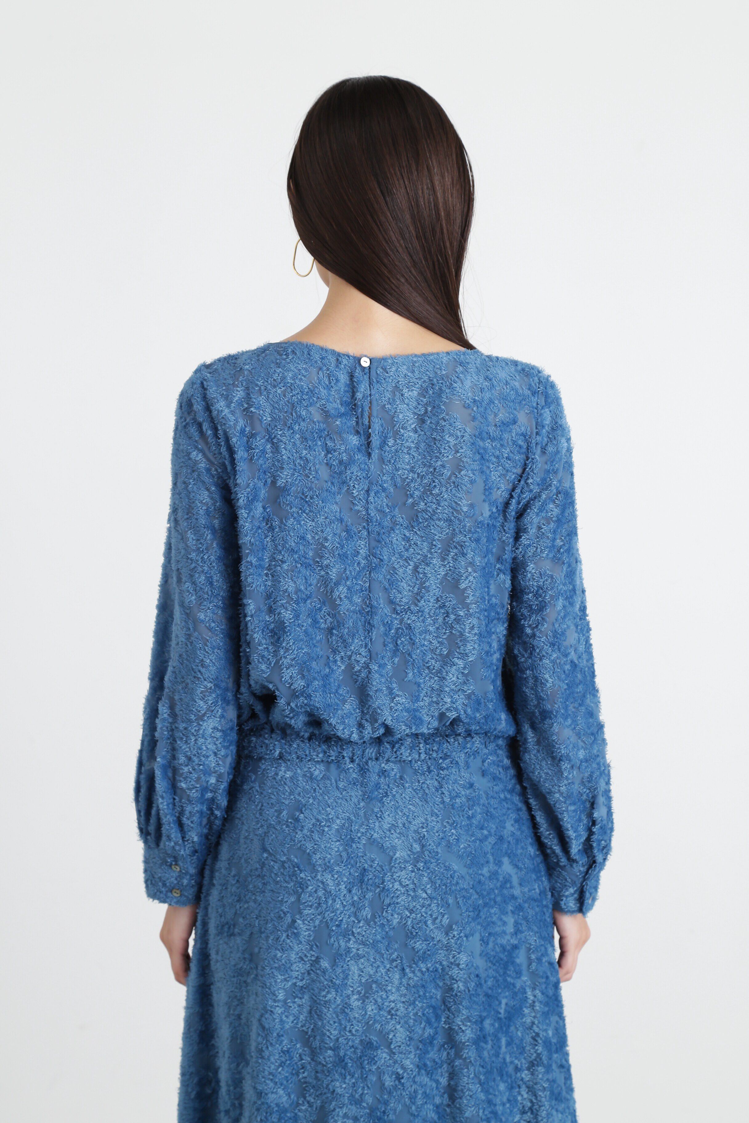  「◆カットジャガードリボンブラウス」|シャツ・ブラウス|