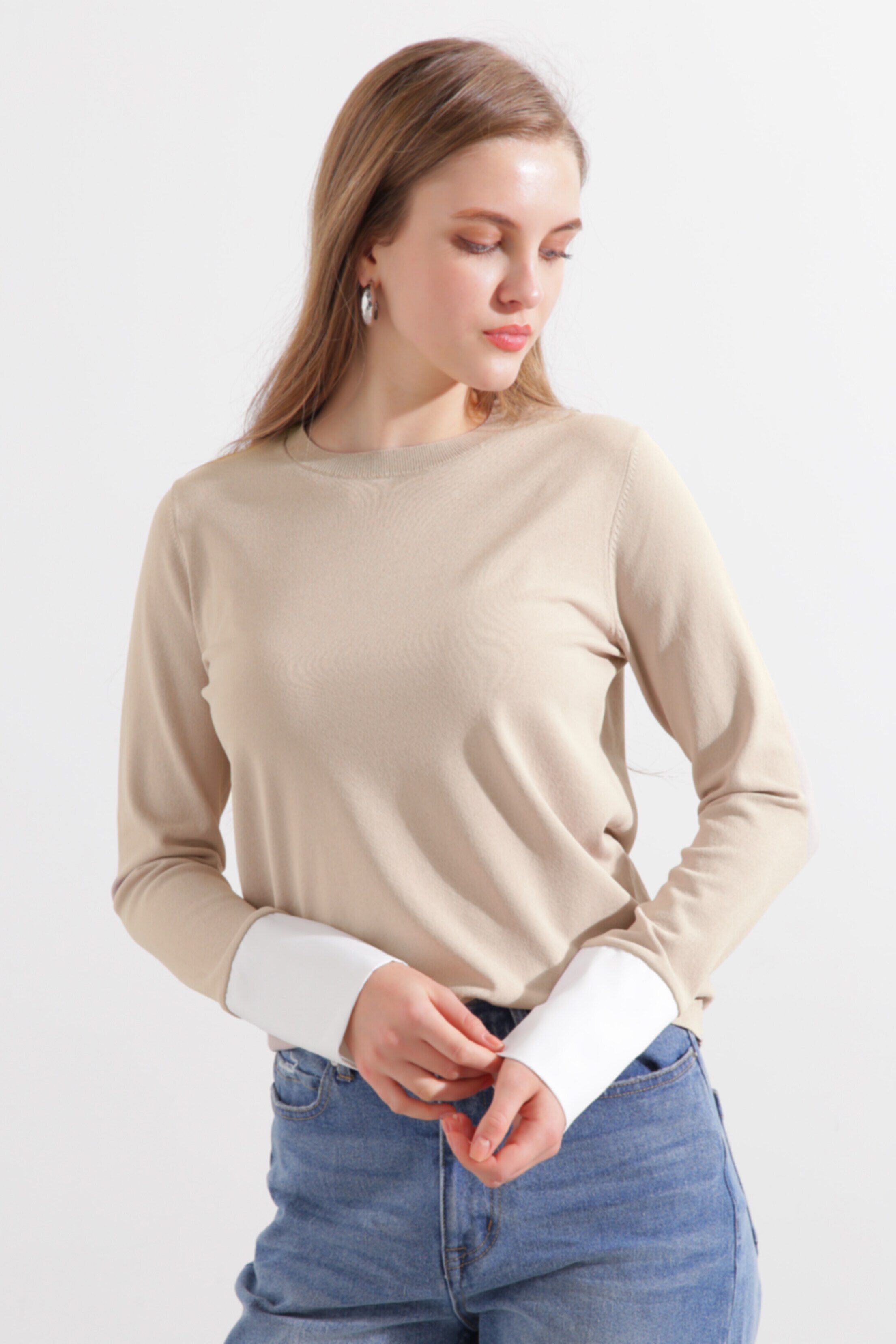  「◆カフスニットプルオーバー」|ニット・セーター|