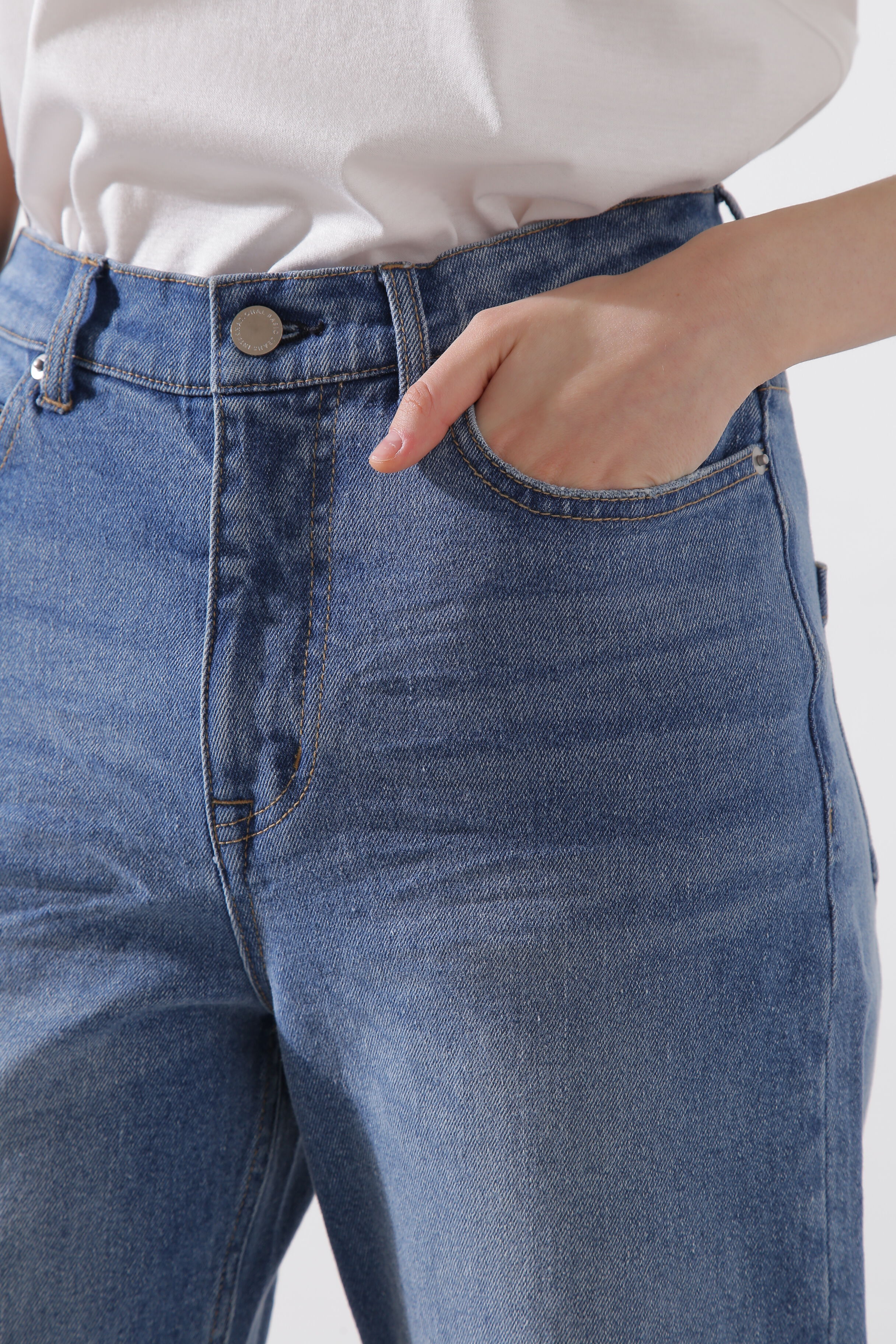  「セミワイドデニムパンツ」|その他|