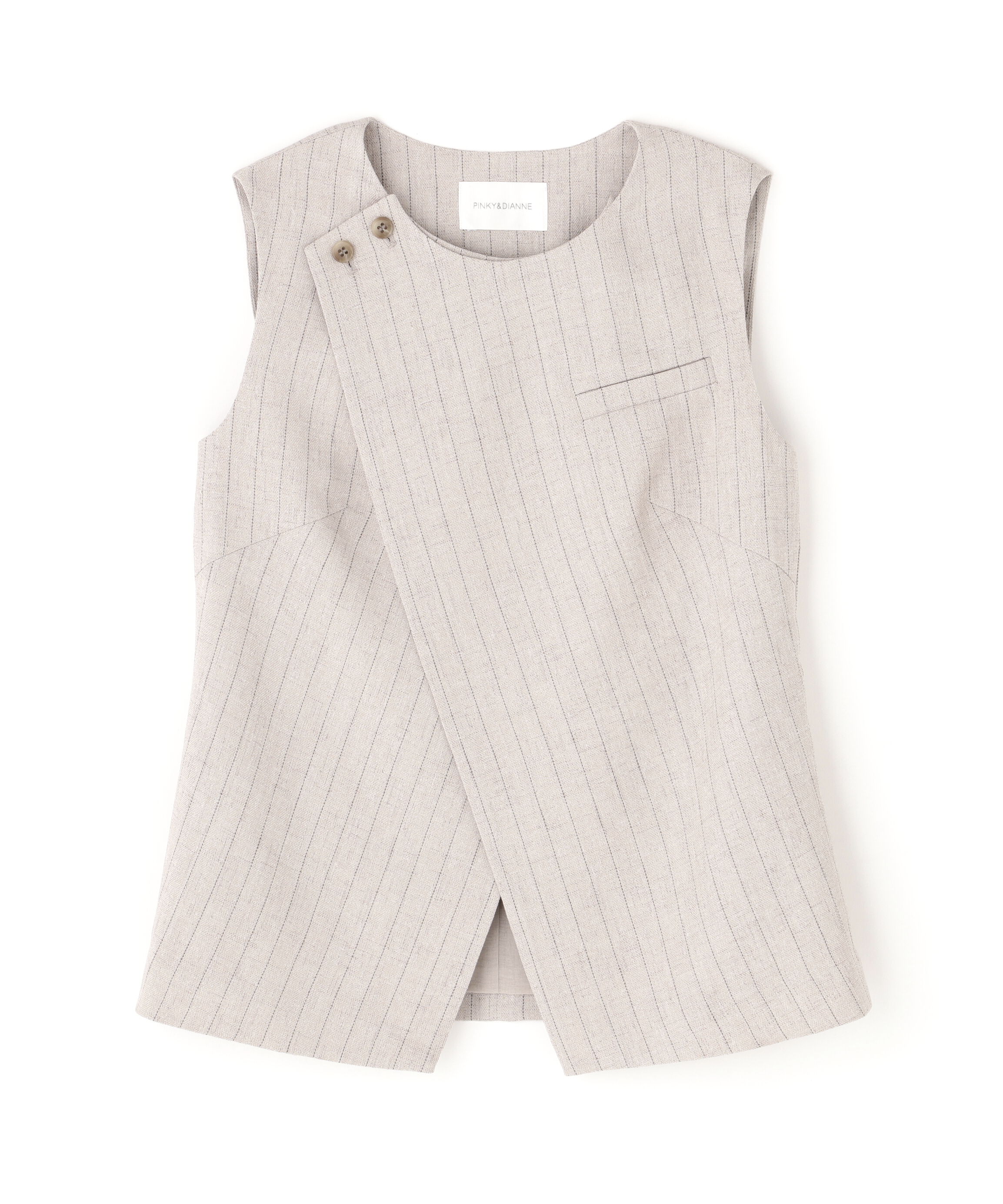  「◆ストライプベスト」|シャツ・ブラウス|