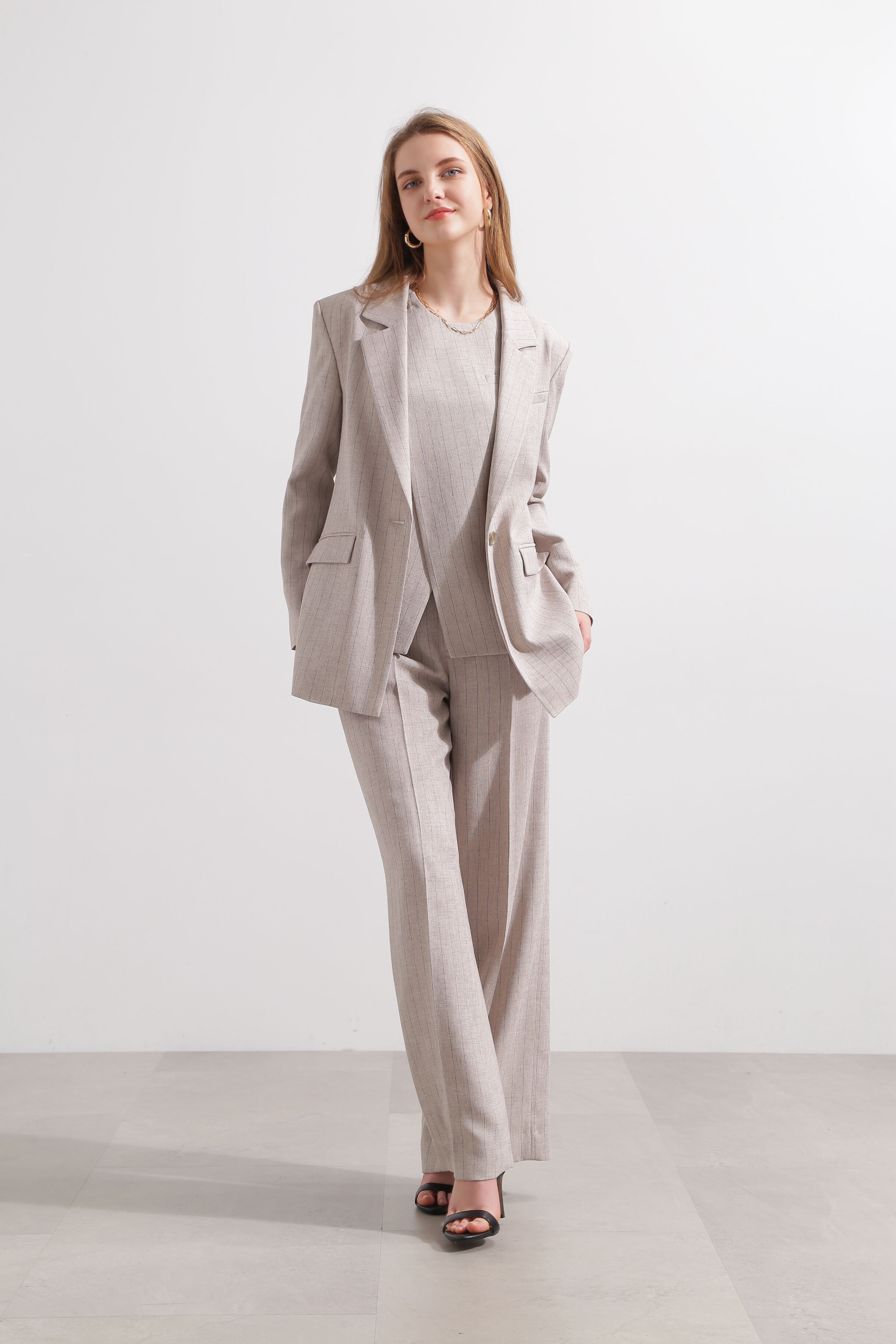  「◆ストライプベスト」|シャツ・ブラウス|