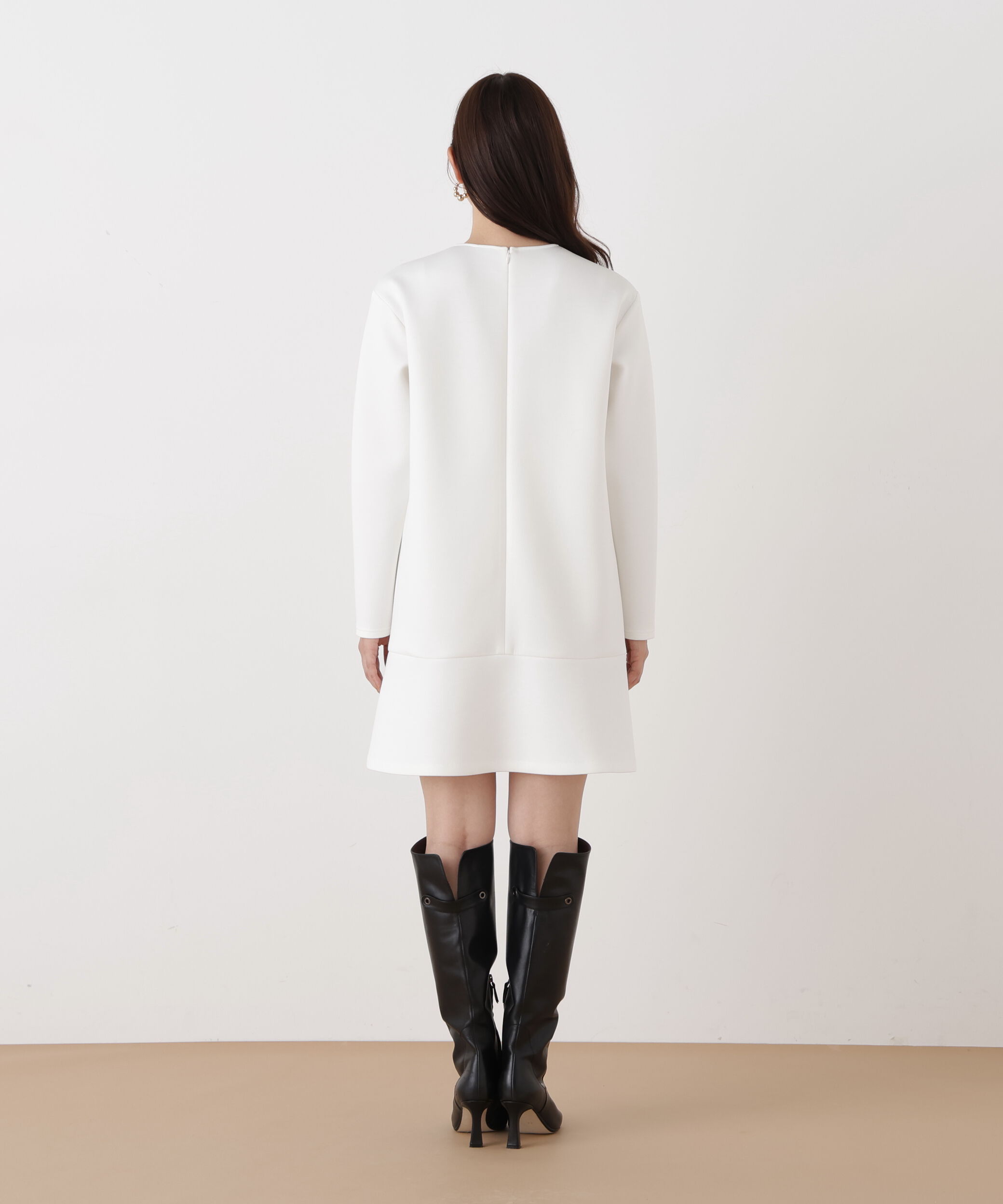  「◆ダンボールニットミニワンピース」|ワンピース|