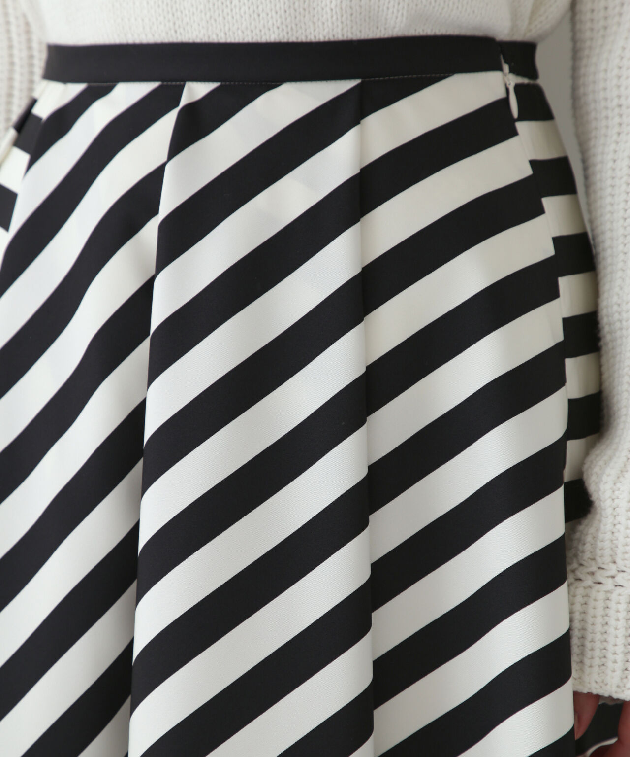  「ストライププリントスカート」|スカート|