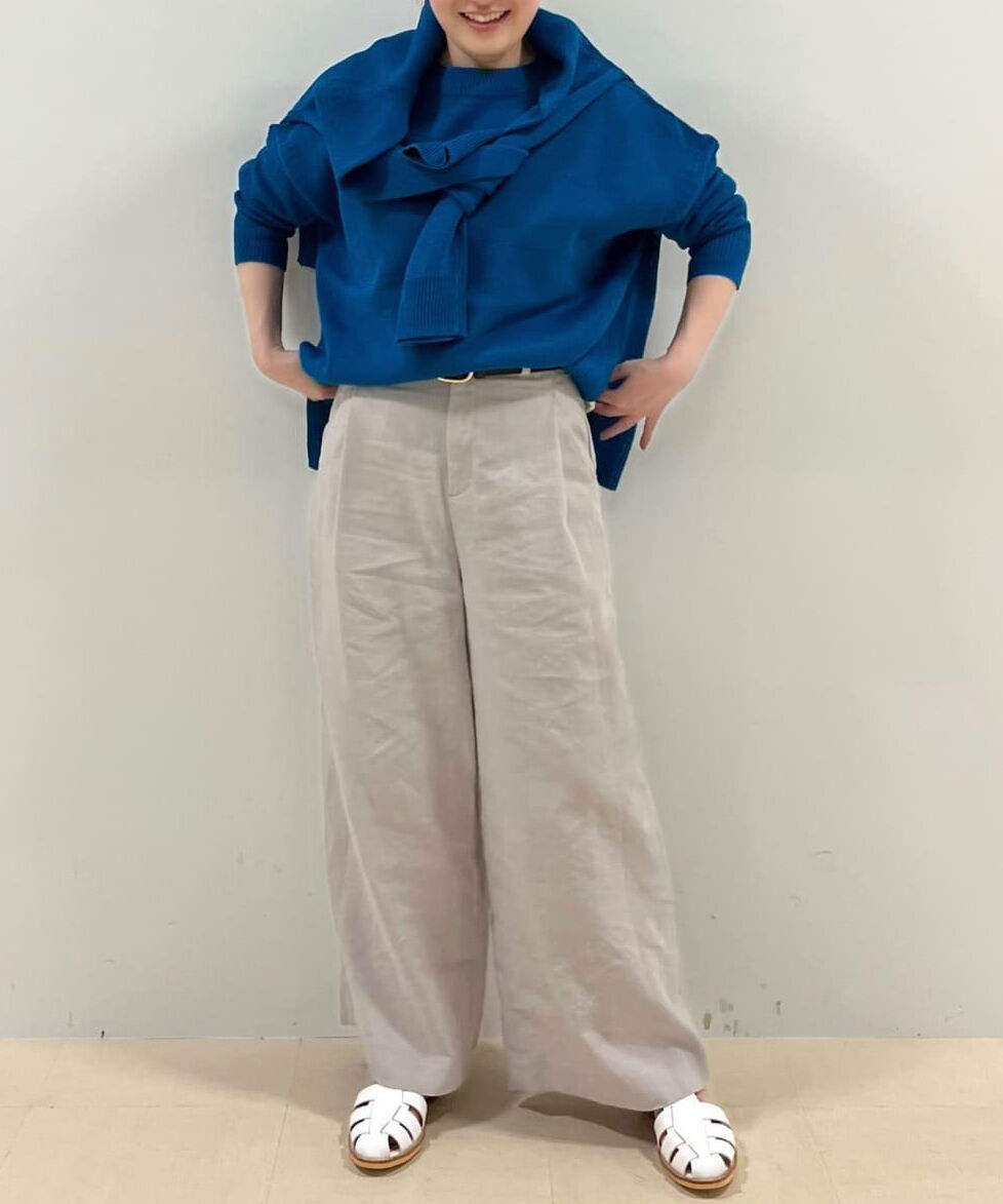  「◆ＰＥレーヨンリネンセミワイドパンツ」|その他|