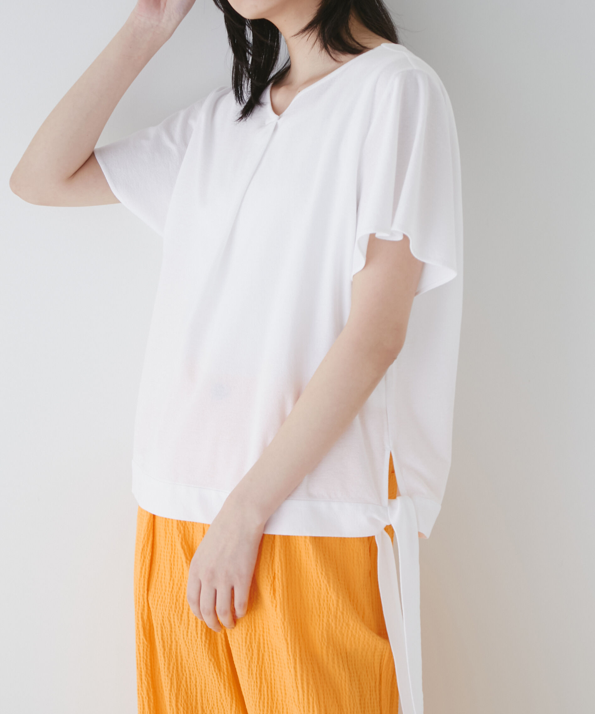  「◆コットンアムンゼンカットソー」|Tシャツ・カットソー|ホワイト