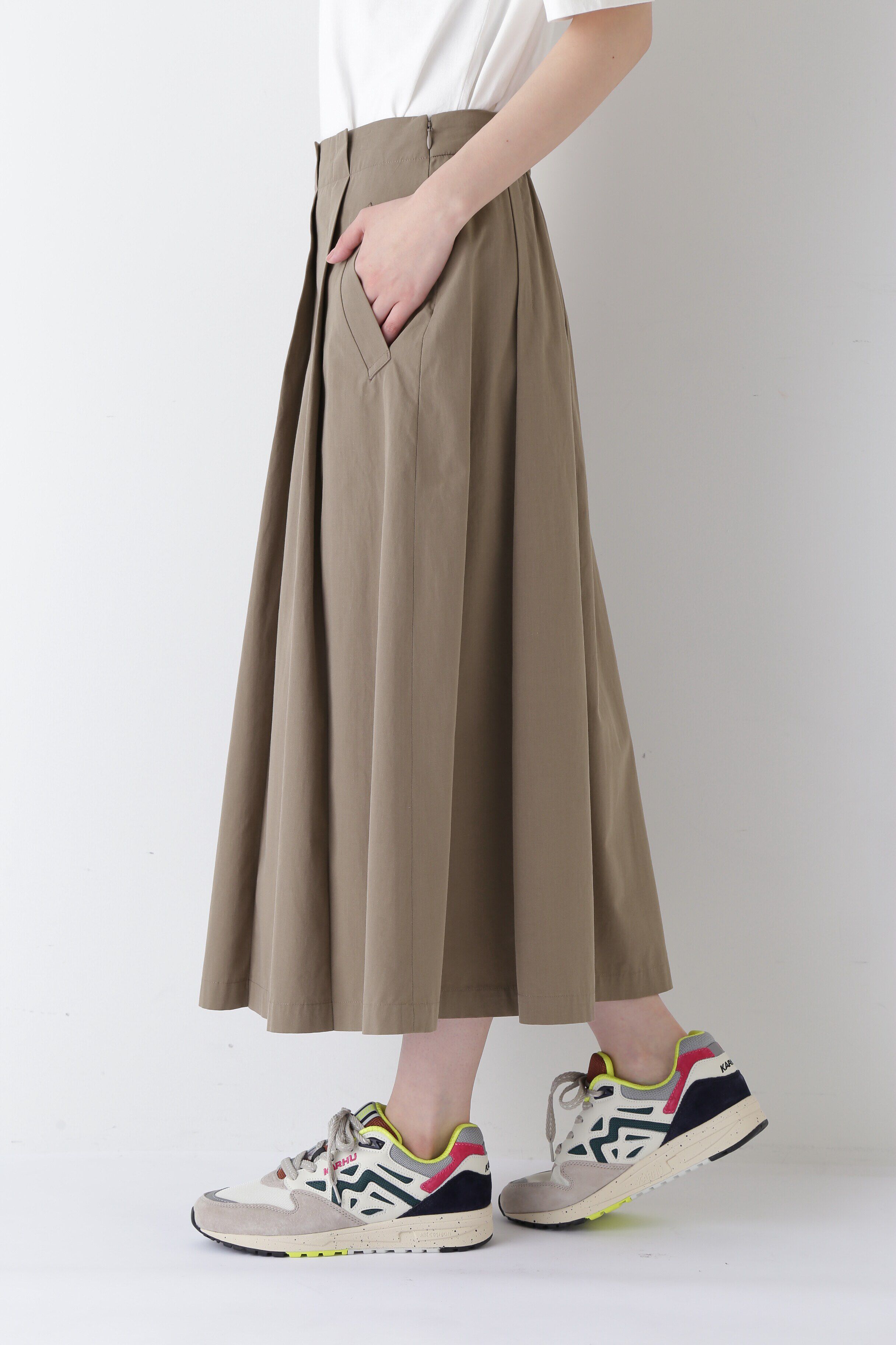  「◆コットンキュプラタックスカート」|スカート|