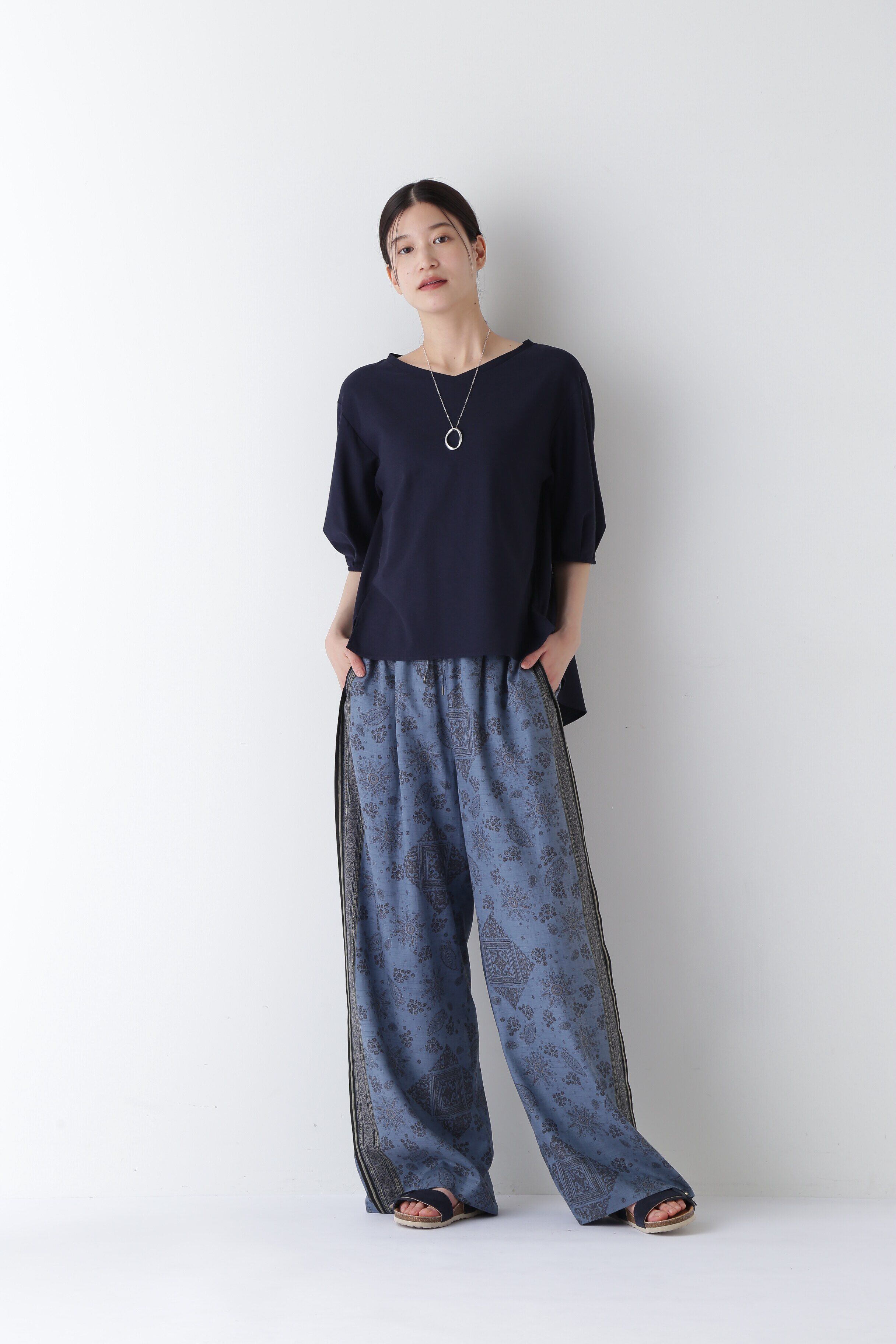  「◆フハクドッキングＶネックプルオーバー」|Tシャツ・カットソー|