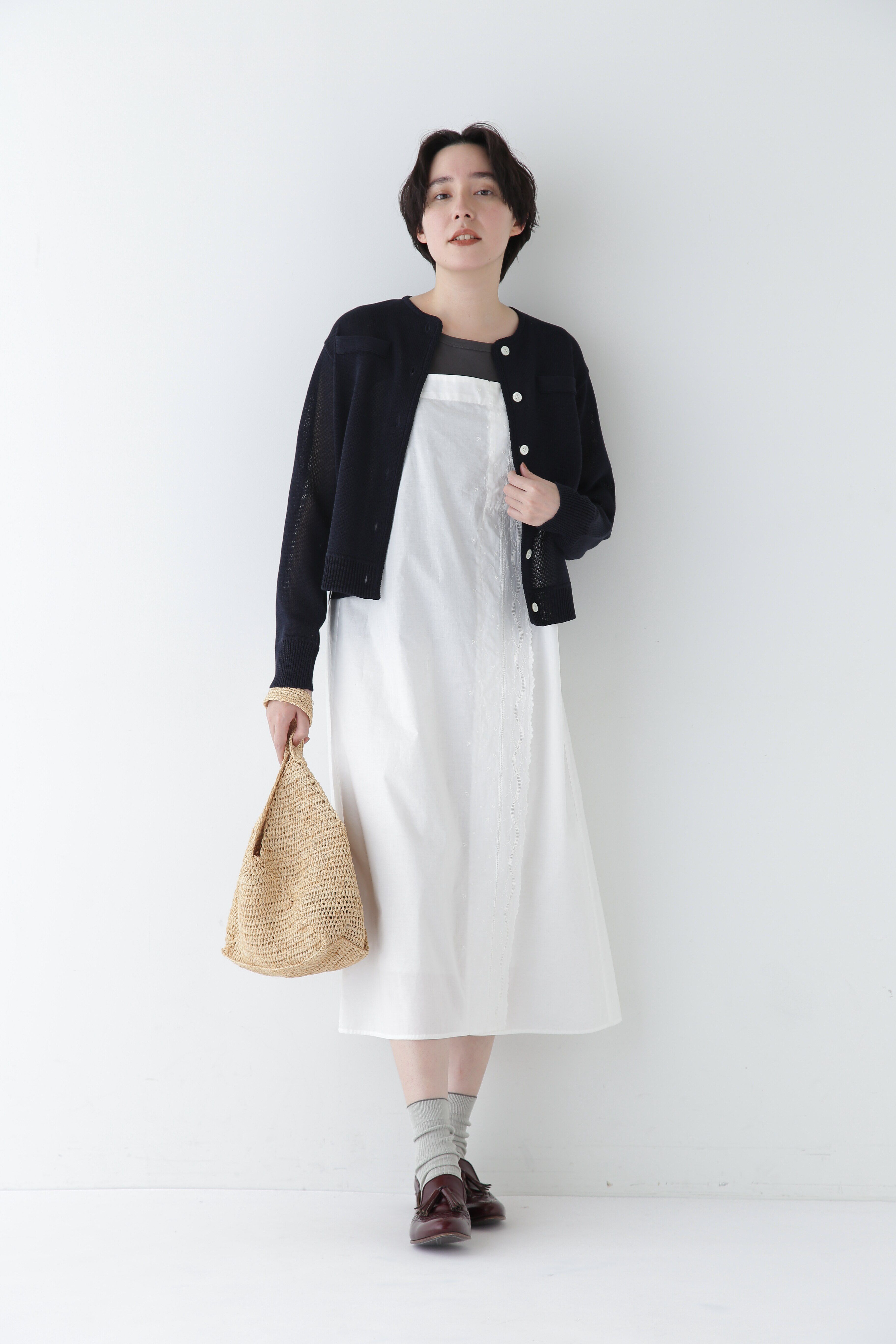  「◆【ウォッシャブル】ミドルゲージギマカーディガン」|ニット・セーター|