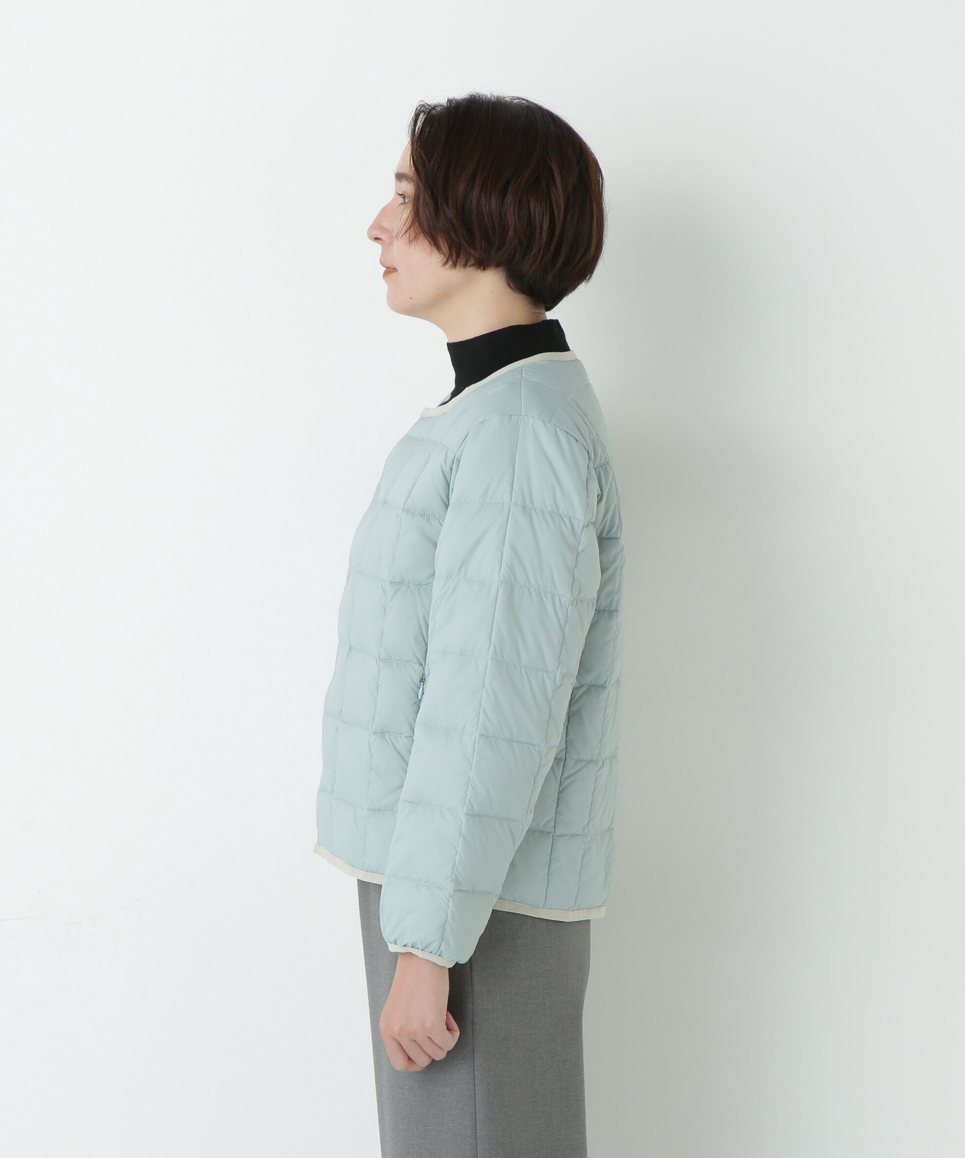  「◆≪ＴＡＩＯＮコラボ≫リバーシブルクルーネックダウンブルゾン」|ブルゾン・スタジャン|