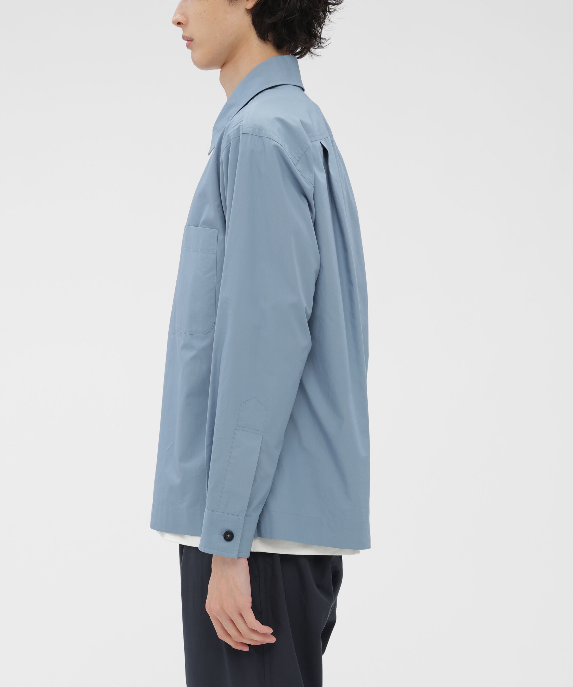 MARGARET HOWELL「HIGHDENSE COTTON POPLIN SHIRT」|シャツ・ブラウス|