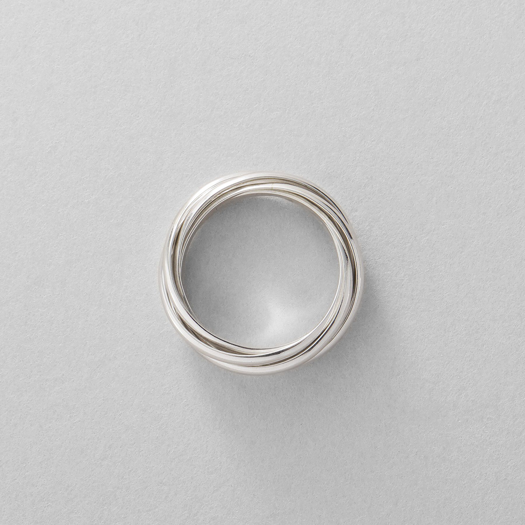 COCOSHNIK ONKITSCH「シルバー 5レイヤーズピンキーリング」|リング|