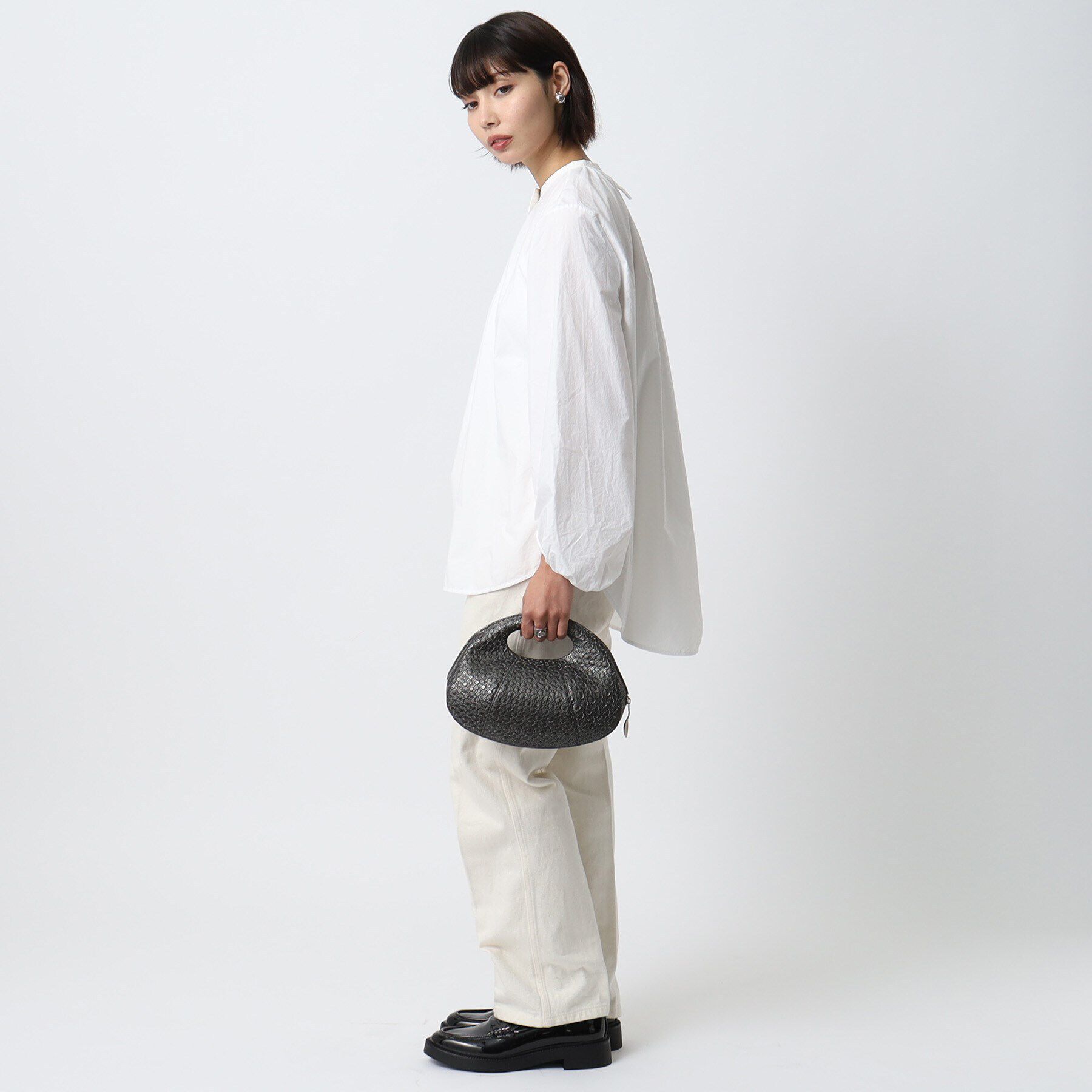 HIROKO HAYASHI「GIRASOLE（ジラソーレ）クロワッサンバッグM」|ハンドバッグ|