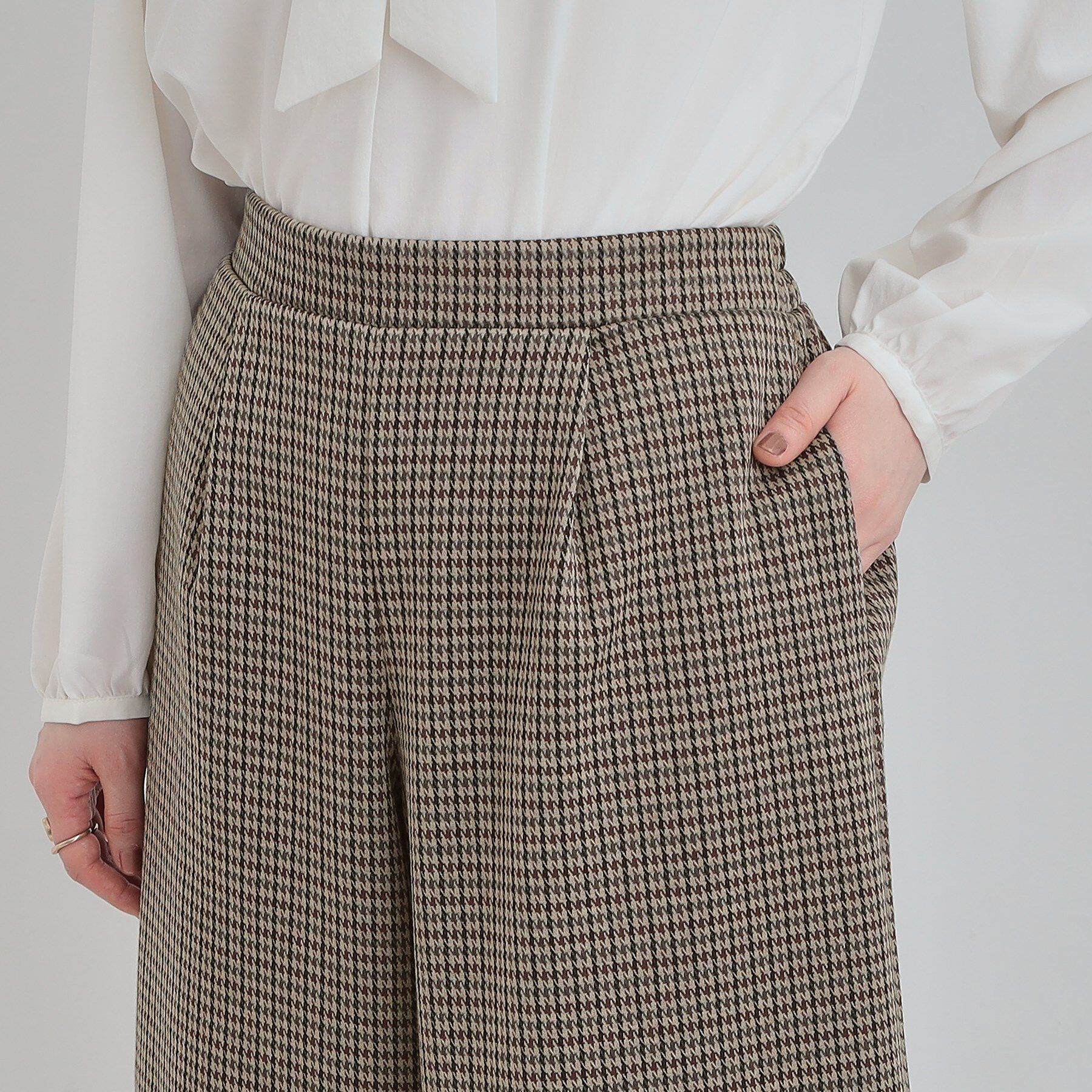 SHOO･LA･RUE「【洗濯機可/S-LL】体型カバーにも ガウチョパンツ」|その他|