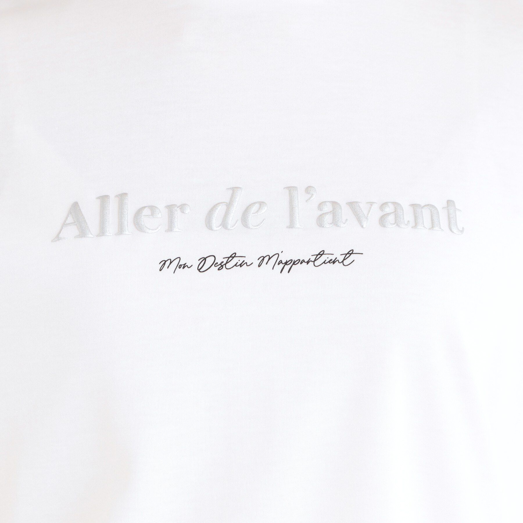 SHOO･LA･RUE「【ひんやり/UV】タックスリーブ ラメ発砲プリントTシャツ」|Tシャツ・カットソー|