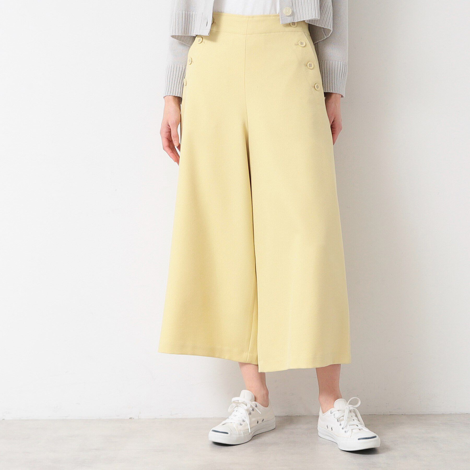 Dessin「【洗える】クロップドマリンパンツ（XS～L）」|その他|イエロー(031)