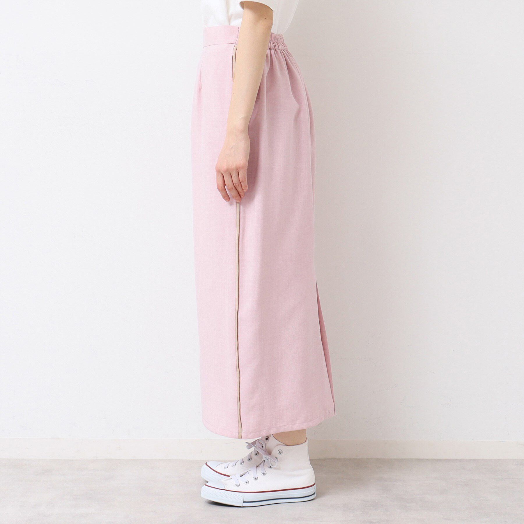 Dessin「【セットアップ可能・洗える】配色ラインストレートスカート（S～L）」|スカート|