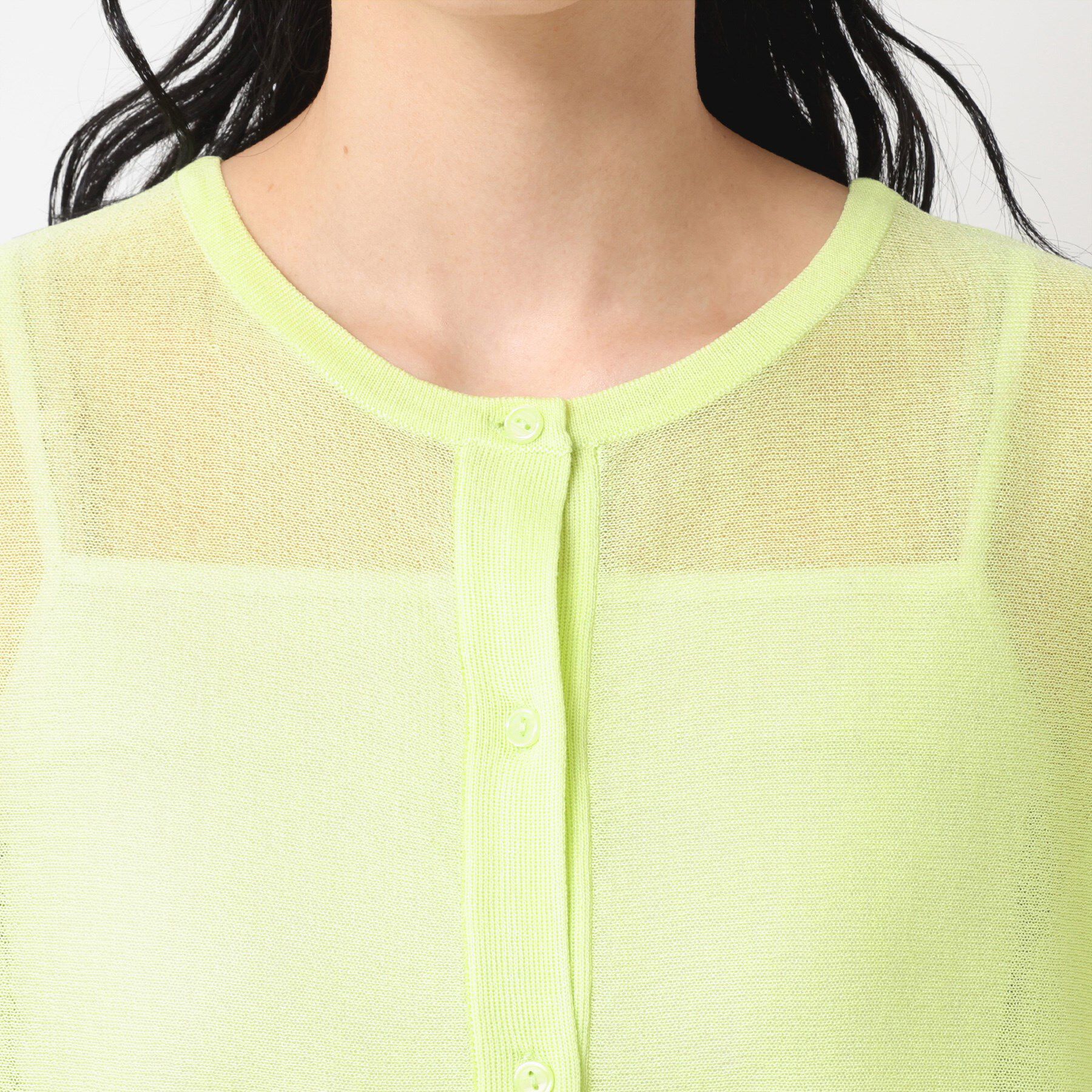 Dessin「【前後2WAY・洗える】シアーカーディガン」|カーディガン|