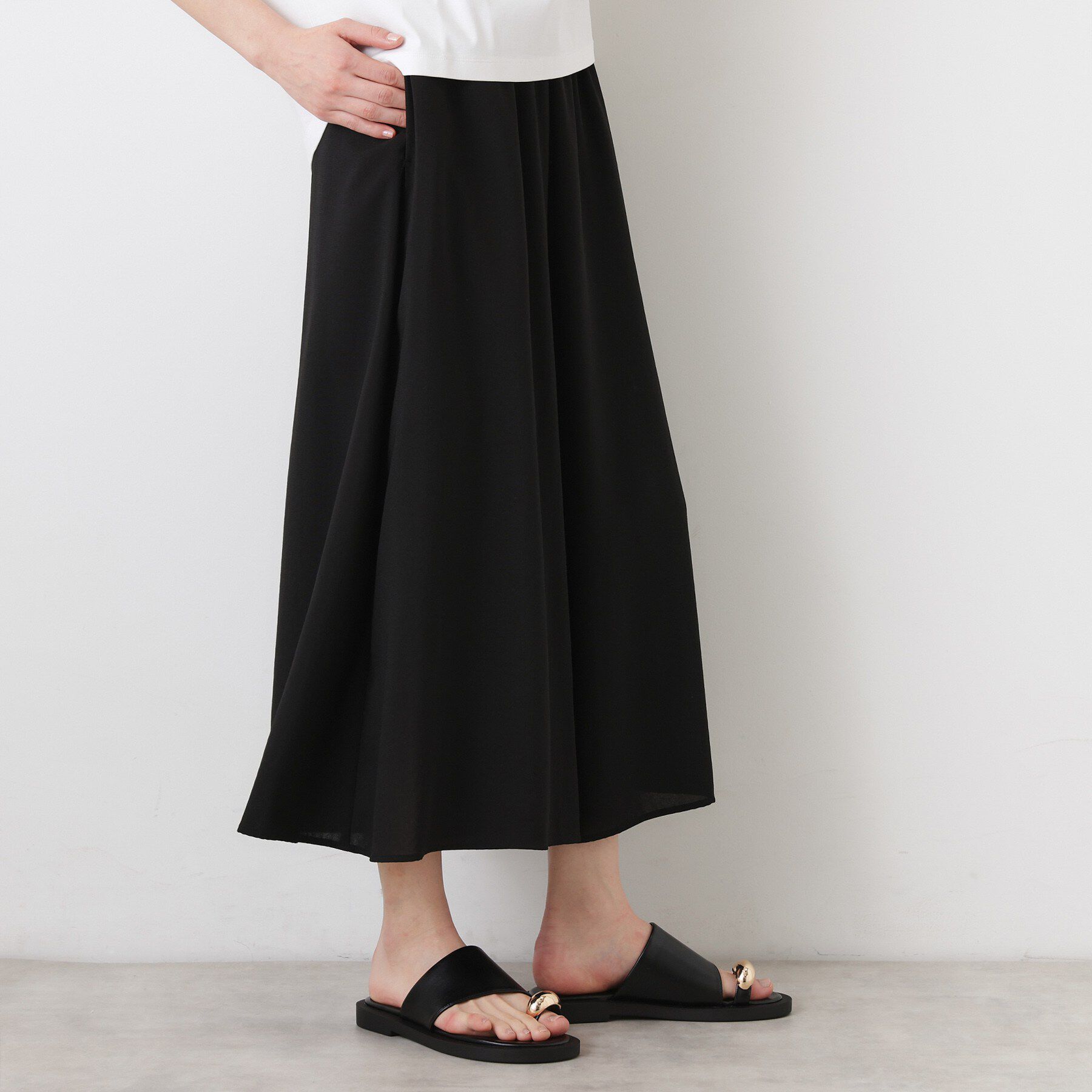 Dessin「【UVカット/接触冷感】フレアワイドパンツ」|その他|