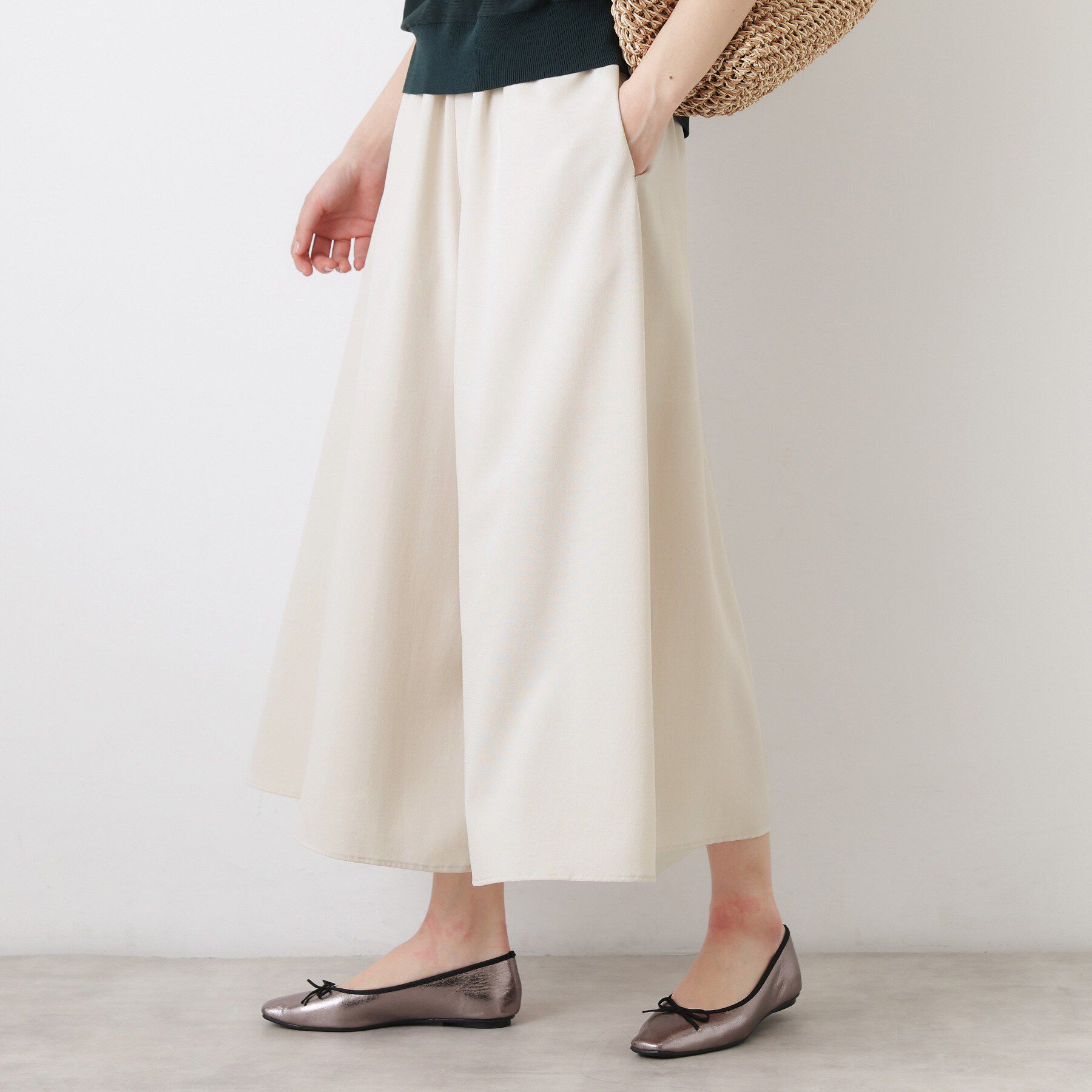 Dessin「【UVカット/接触冷感】フレアワイドパンツ」|その他|