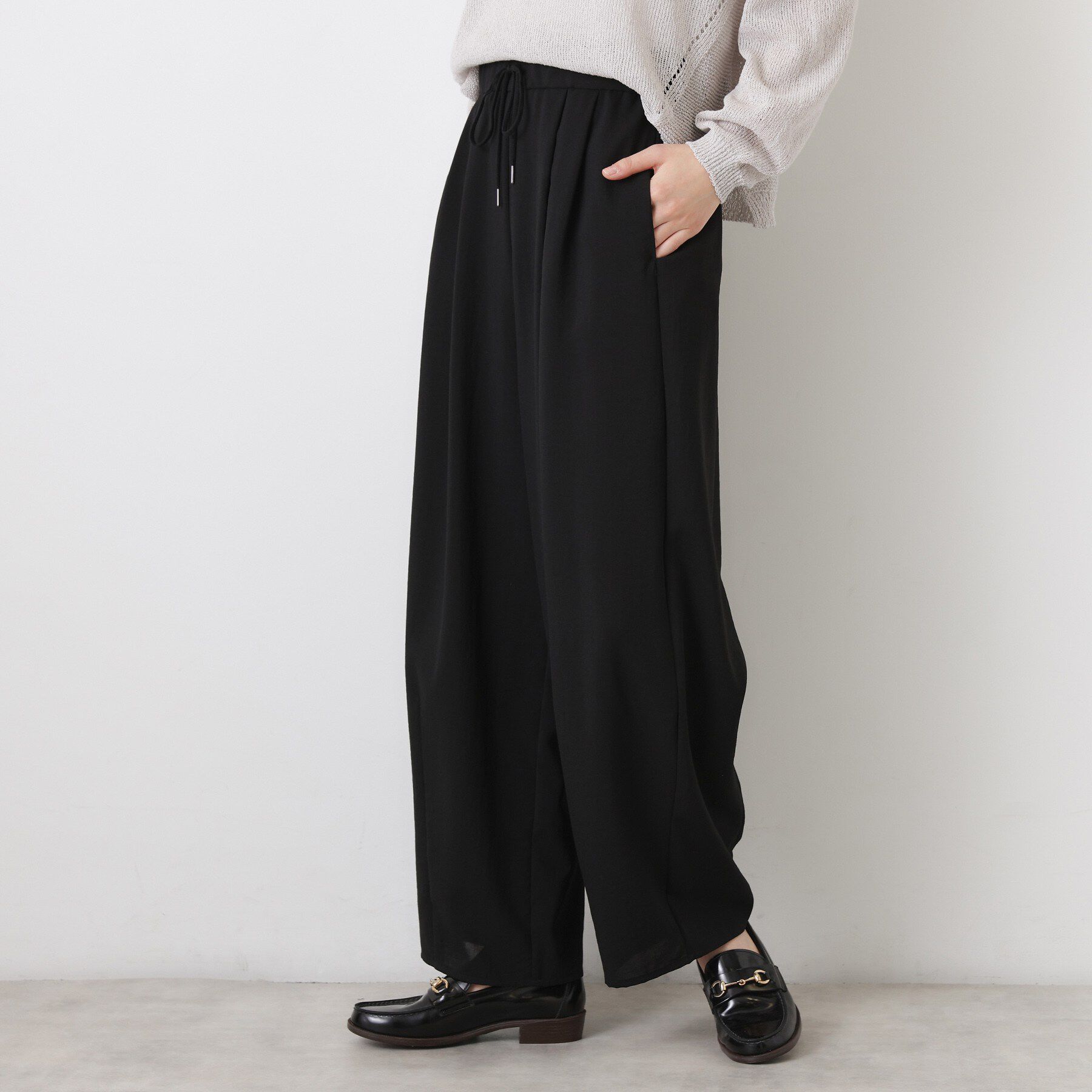 Dessin「【UVカット/接触冷感】カーヴィシルエットパンツ」|その他|