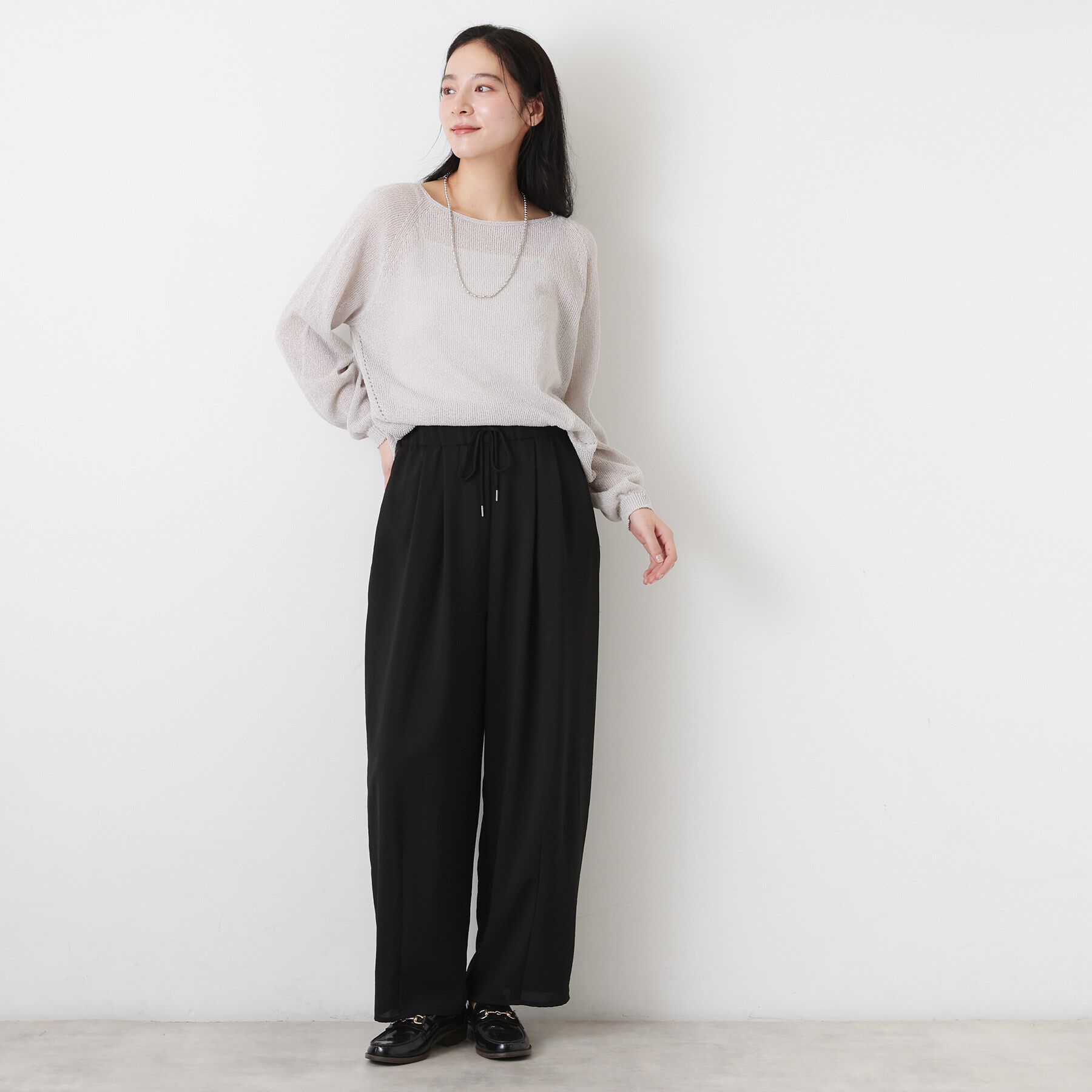 Dessin「【UVカット/接触冷感】カーヴィシルエットパンツ」|その他|