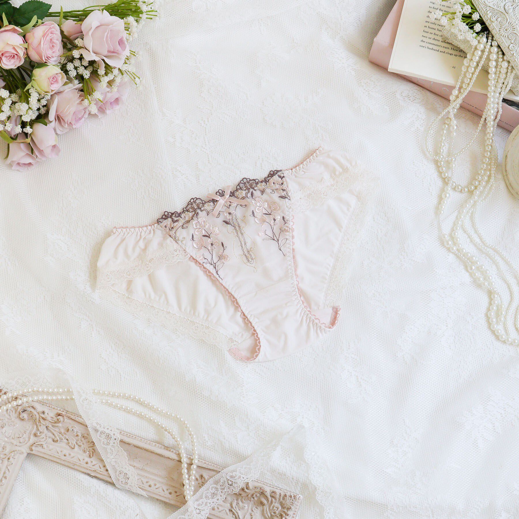 Risa Magli「カイリー ノーマルショーツ」|インナー|ピンク(071)