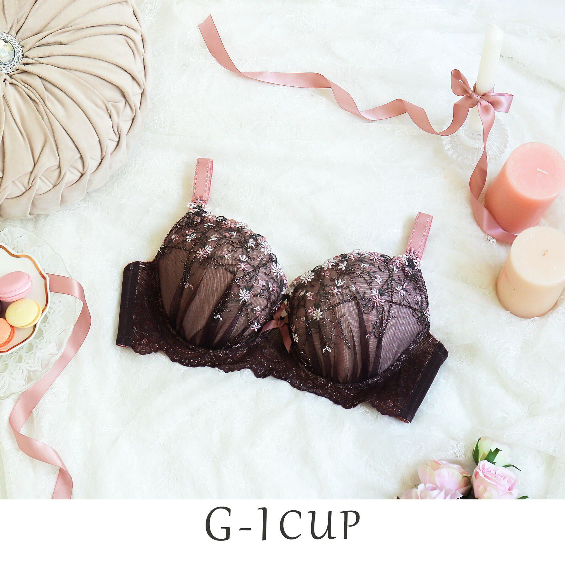 Risa Magli「ティナ ブラジャー（G-I）＜バストアップタイプ＞」|インナー|ブラウン(043)