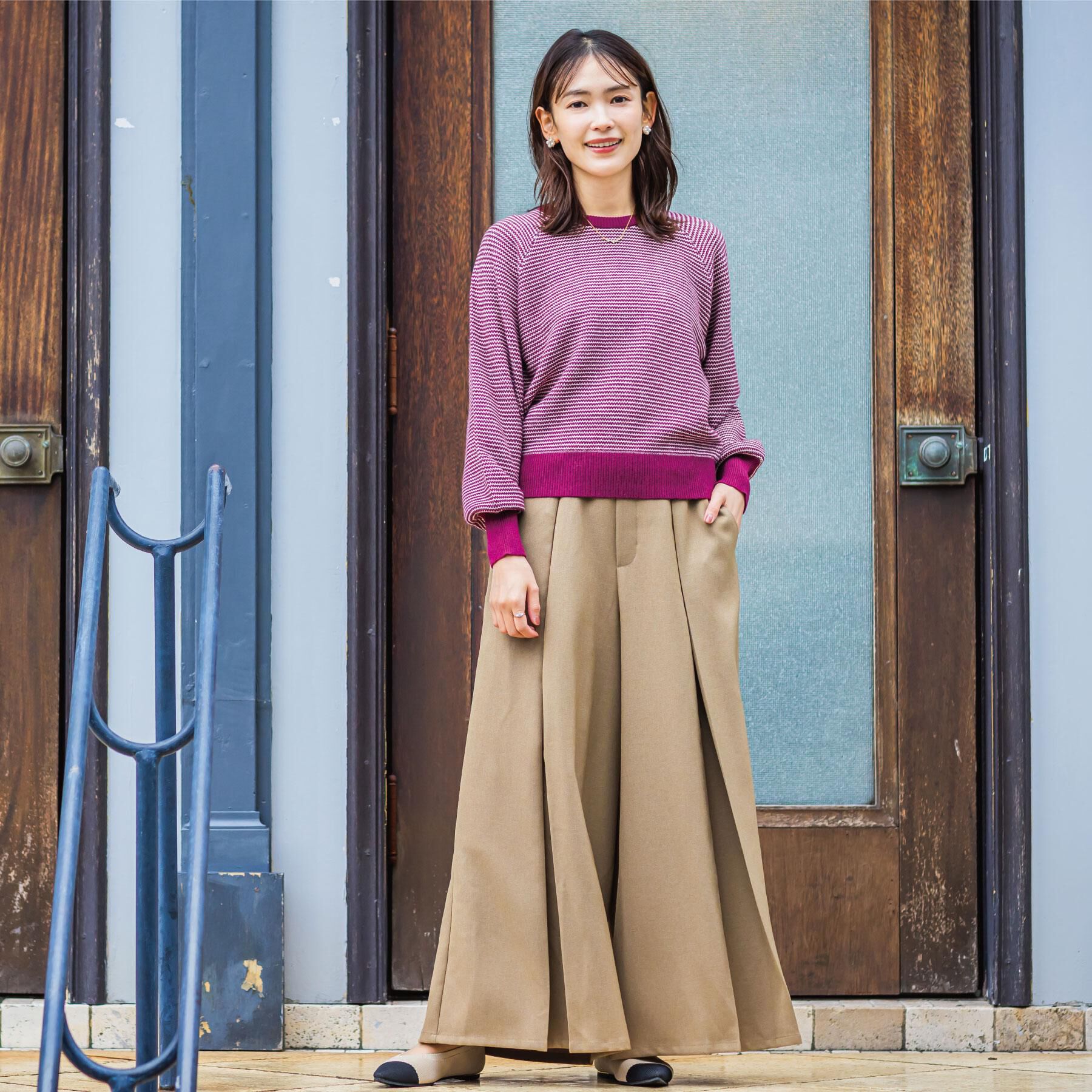 ITS&rsquo;DEMO「【手洗い可】柄編みニット」|ニット・セーター|