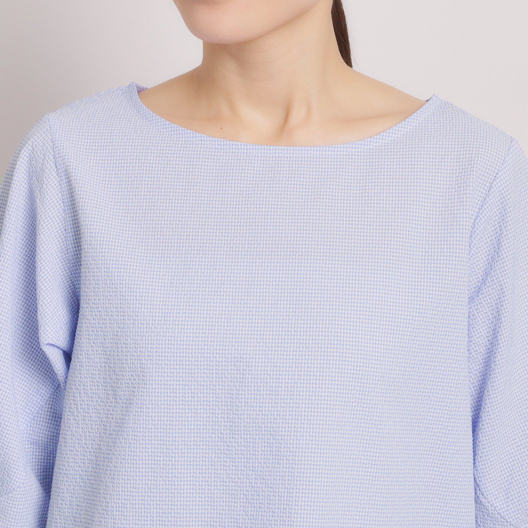 ITS&rsquo;DEMO「【手洗い可／セットアップ可】サッカーブラウス」|シャツ・ブラウス|