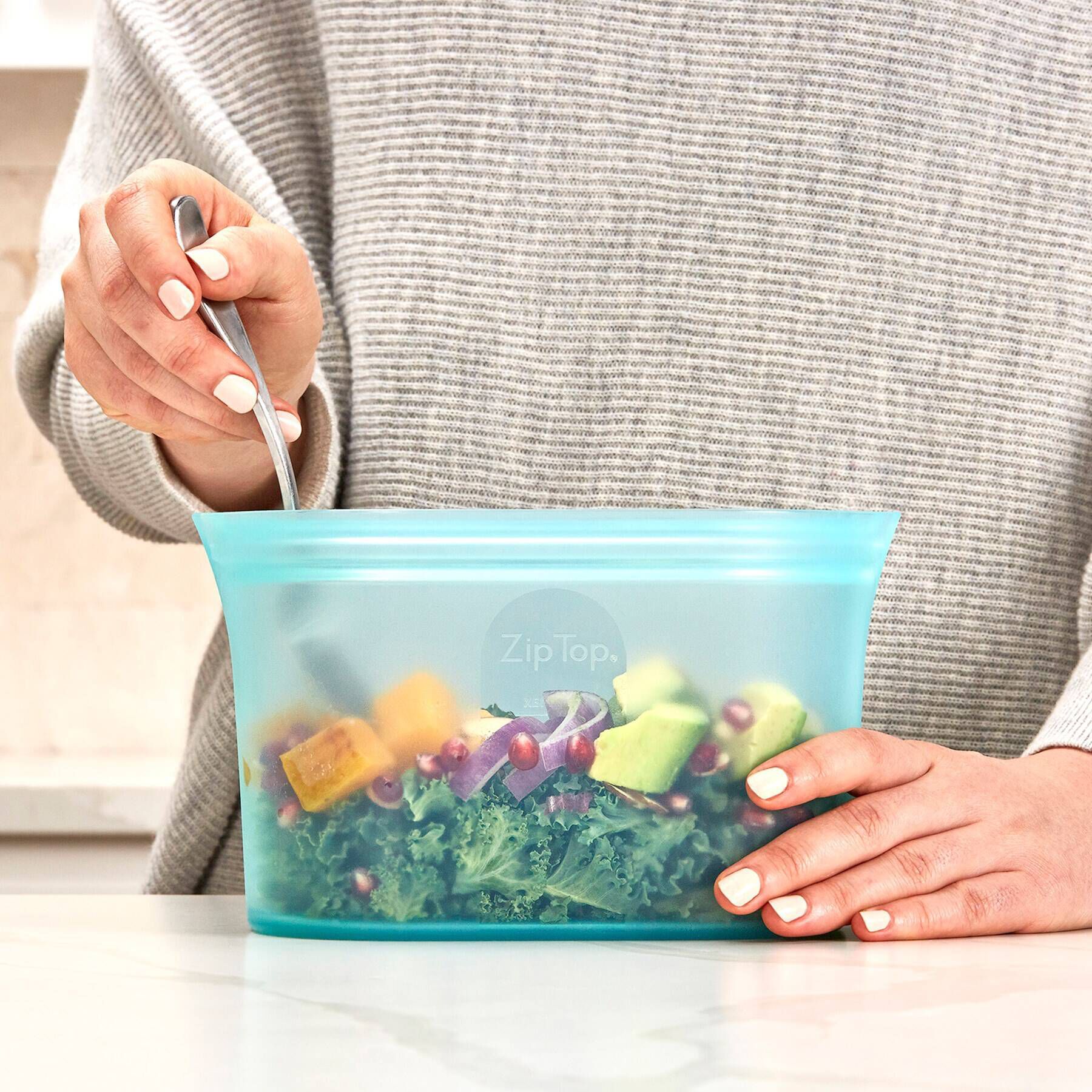 212 KITCHEN STORE「ジップトップ ディッシュ Ｌサイズ ティール」|食器・キッチングッズ|その他(879)