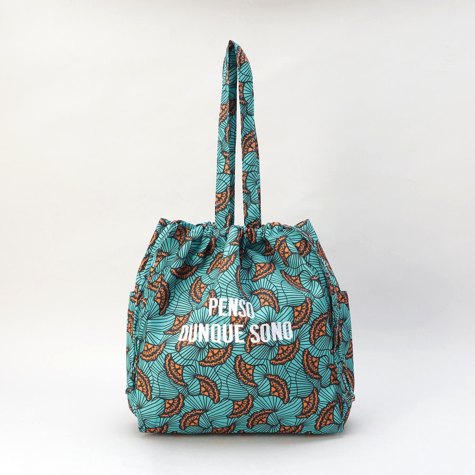 212 KITCHEN STORE「ラタ プリントトート リーフブルー」|その他|