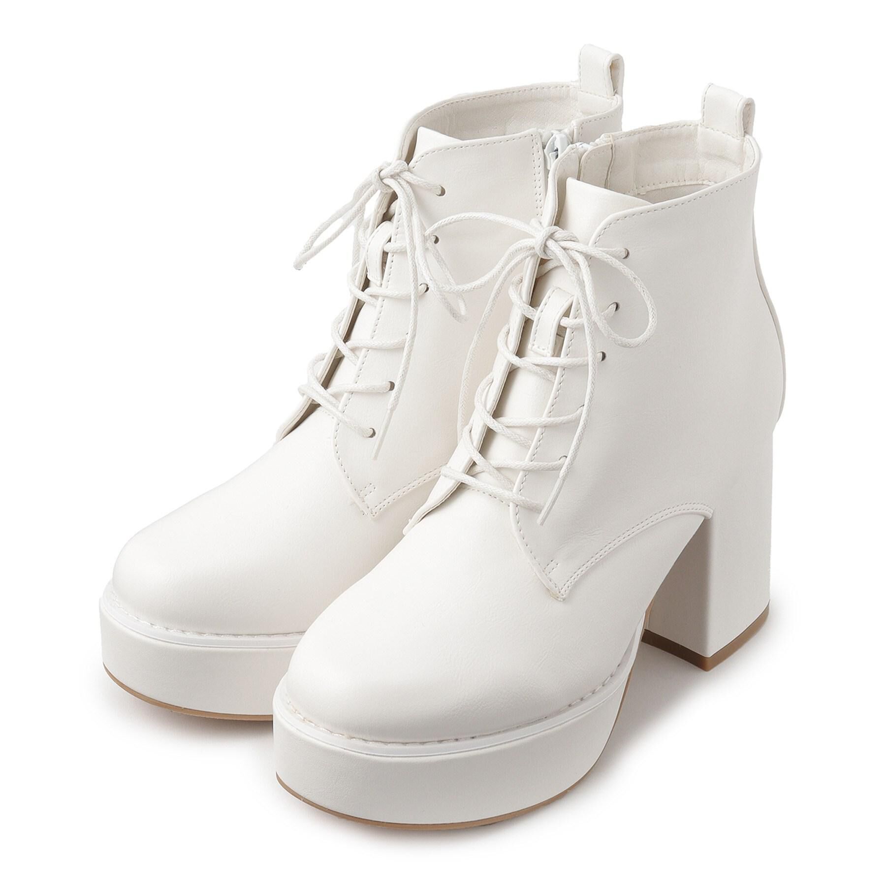 csT&P「厚底レースアップブーツ」|ショートブーツ|