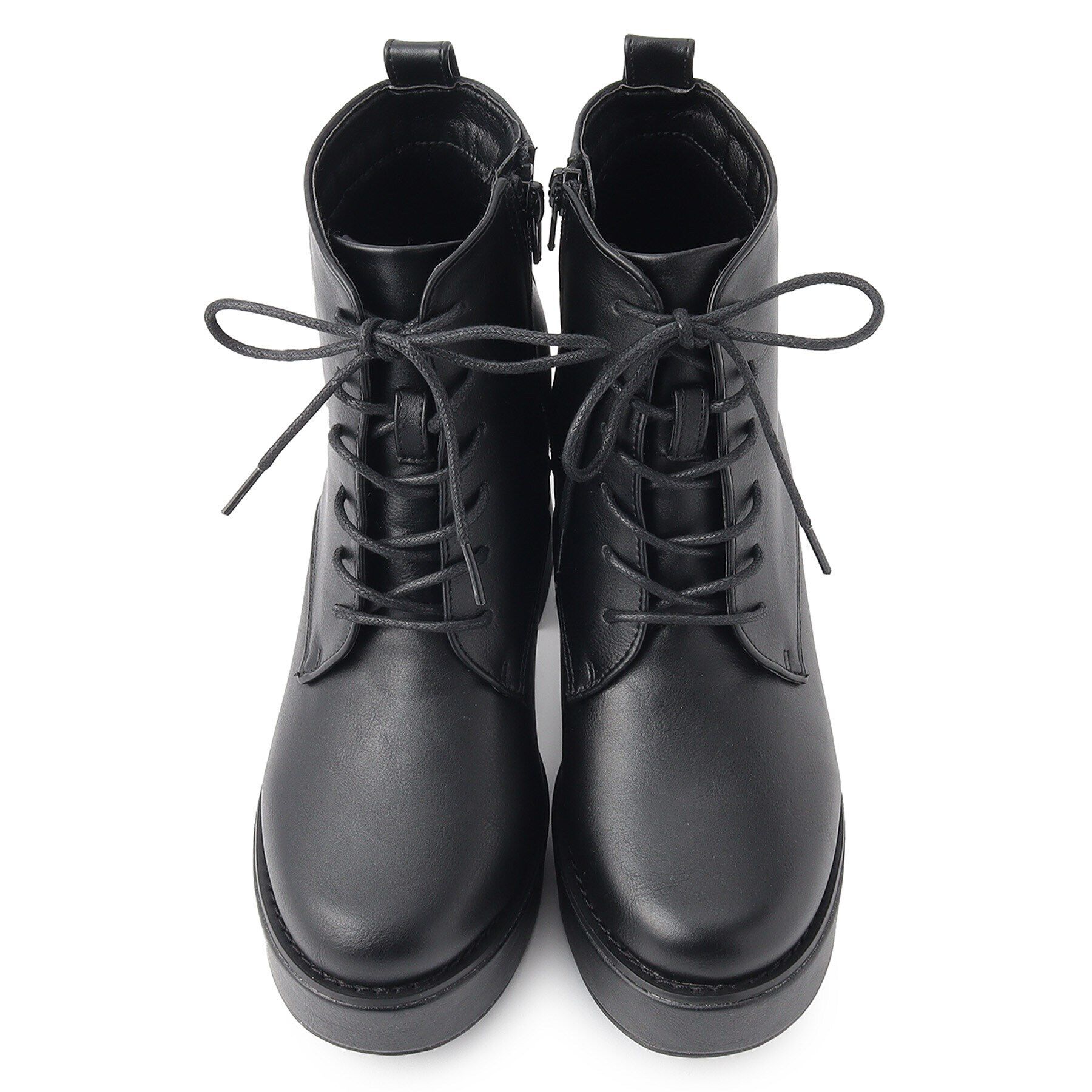 csT&P「厚底レースアップブーツ」|ショートブーツ|