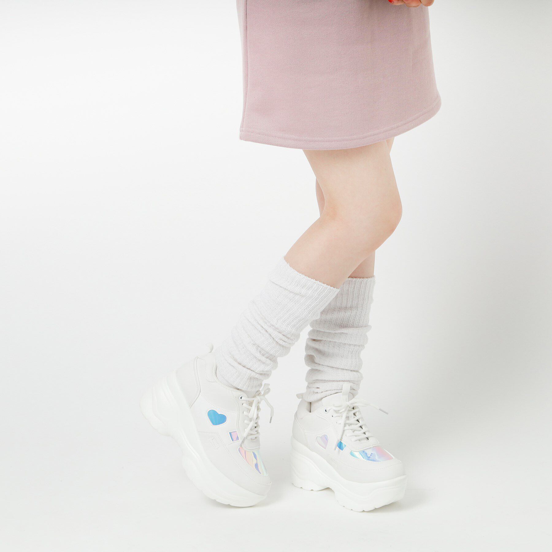 csT&P「厚底ハートオーロラスニーカー」|スニーカー|