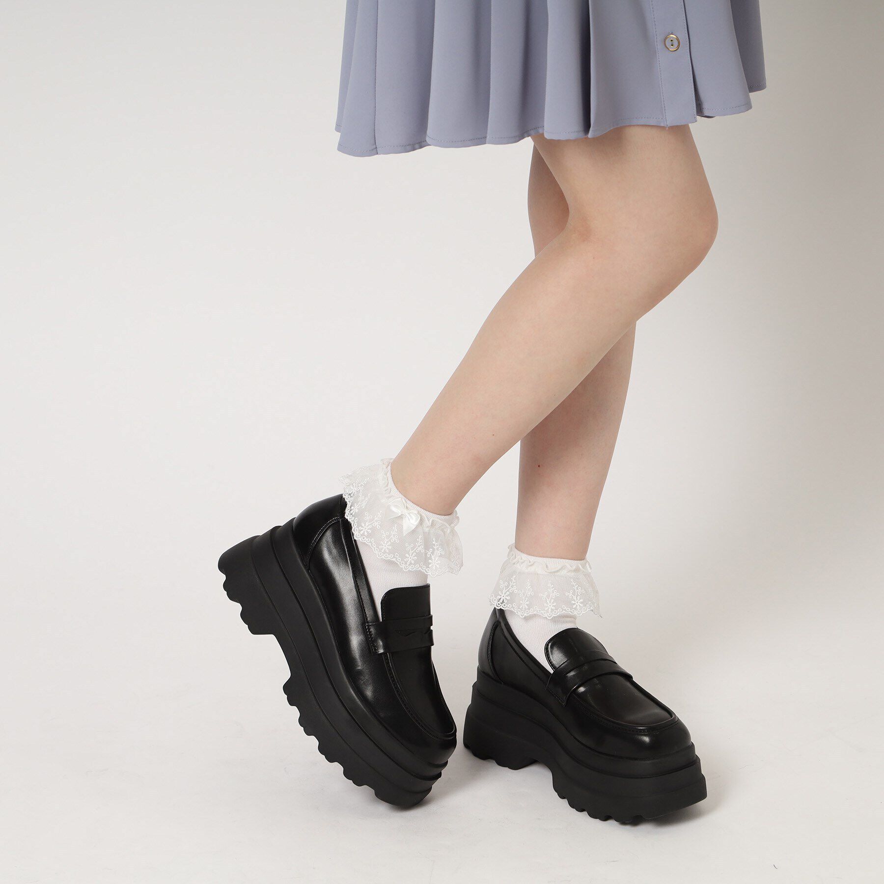 csT&P「厚底2段ソールローファーパンプス」|パンプス|