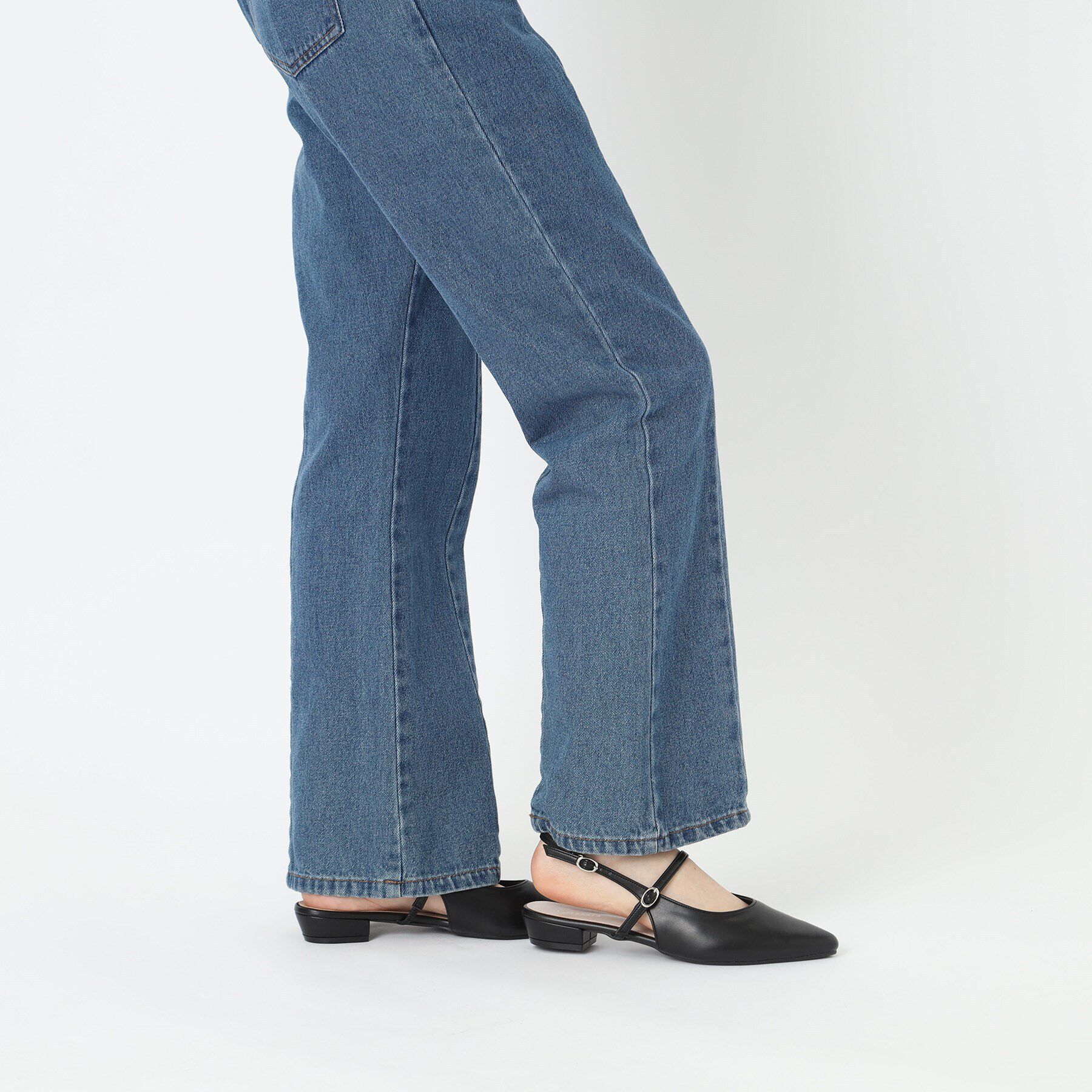 ESPERANZA「バックストラップフラットパンプス」|パンプス|