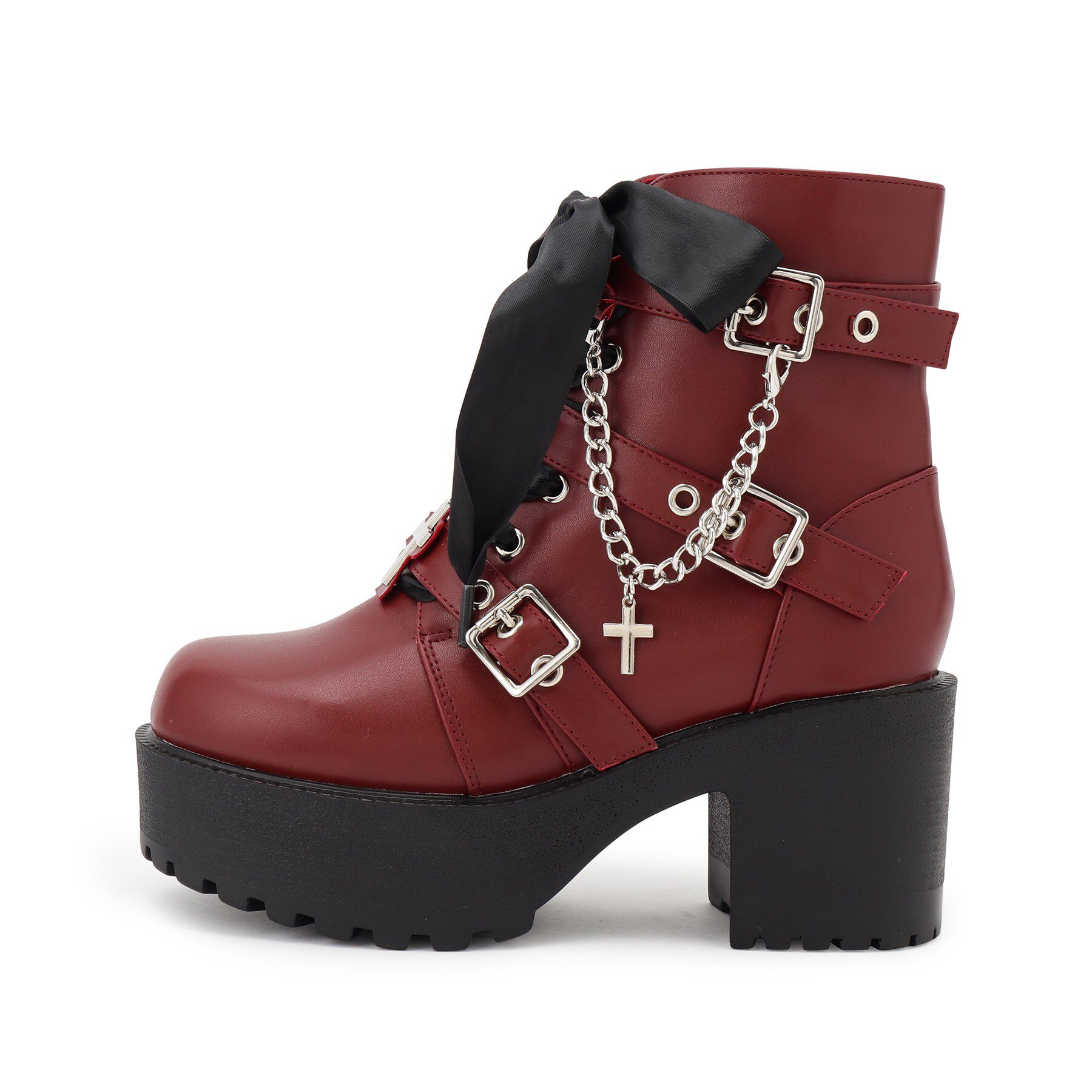 csT&P「厚底&times;コウモリ&times;十字架スニーカー」|ショートブーツ|