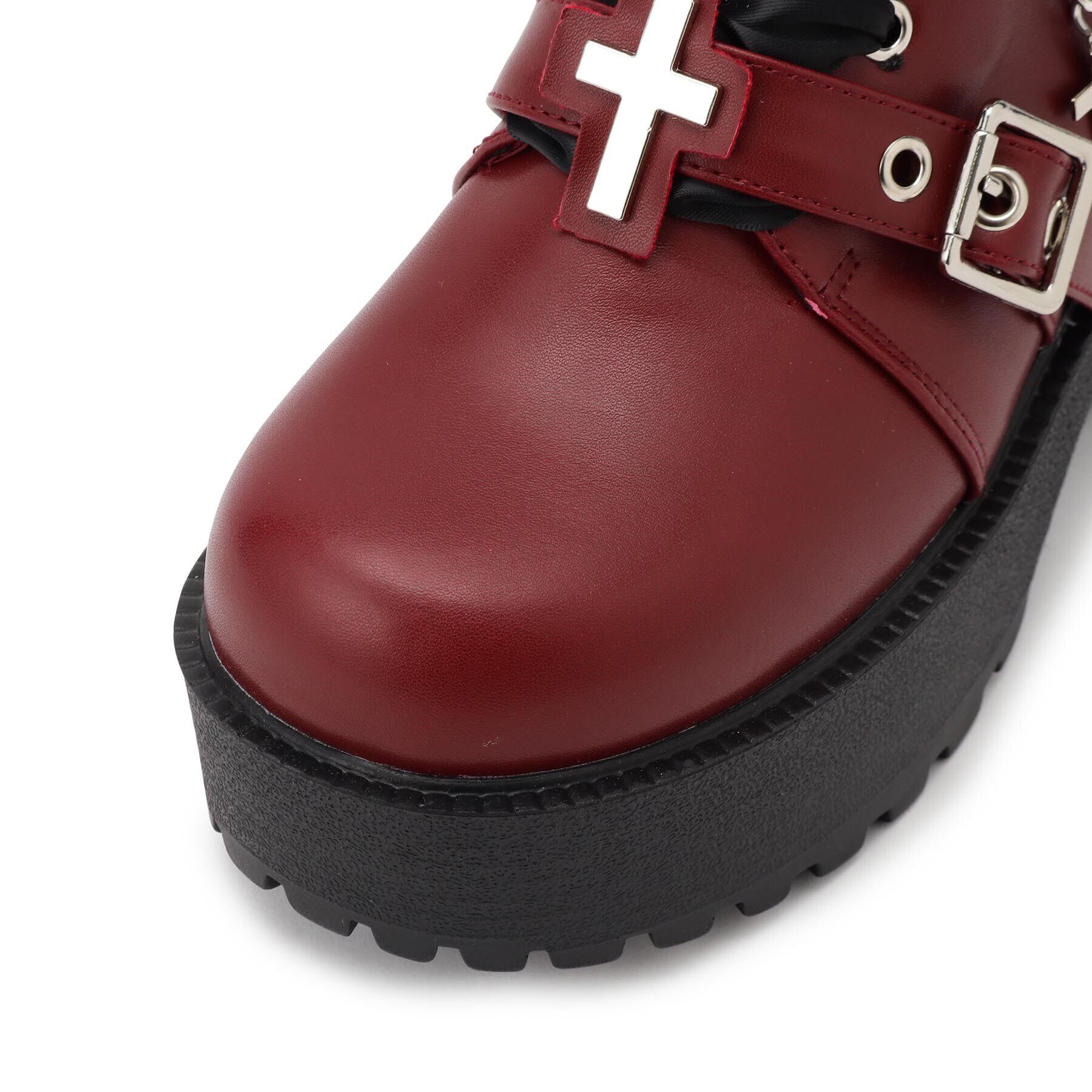 csT&P「厚底&times;コウモリ&times;十字架スニーカー」|ショートブーツ|