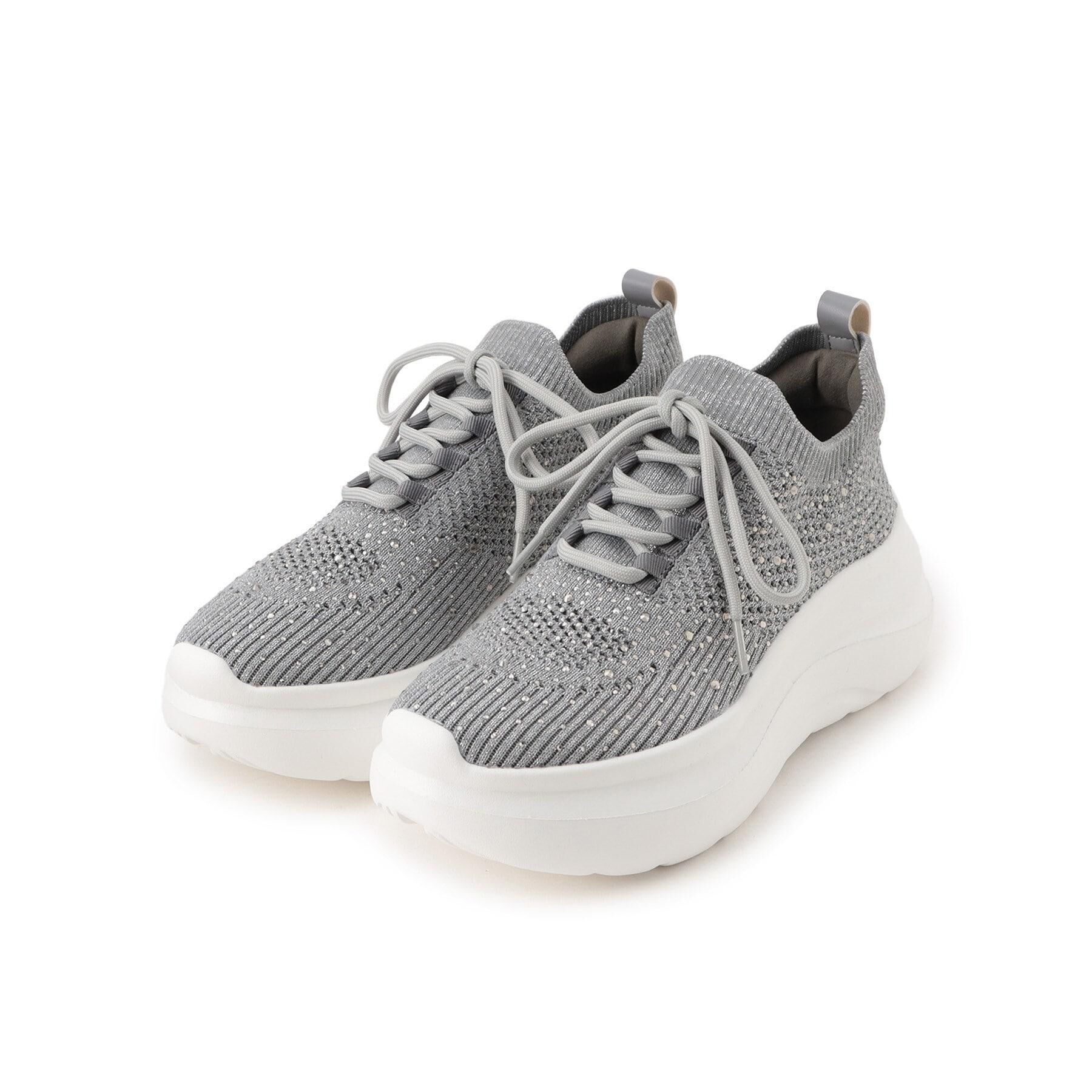 ESPERANZA「ラインストーンニットスニーカー」|スニーカー|