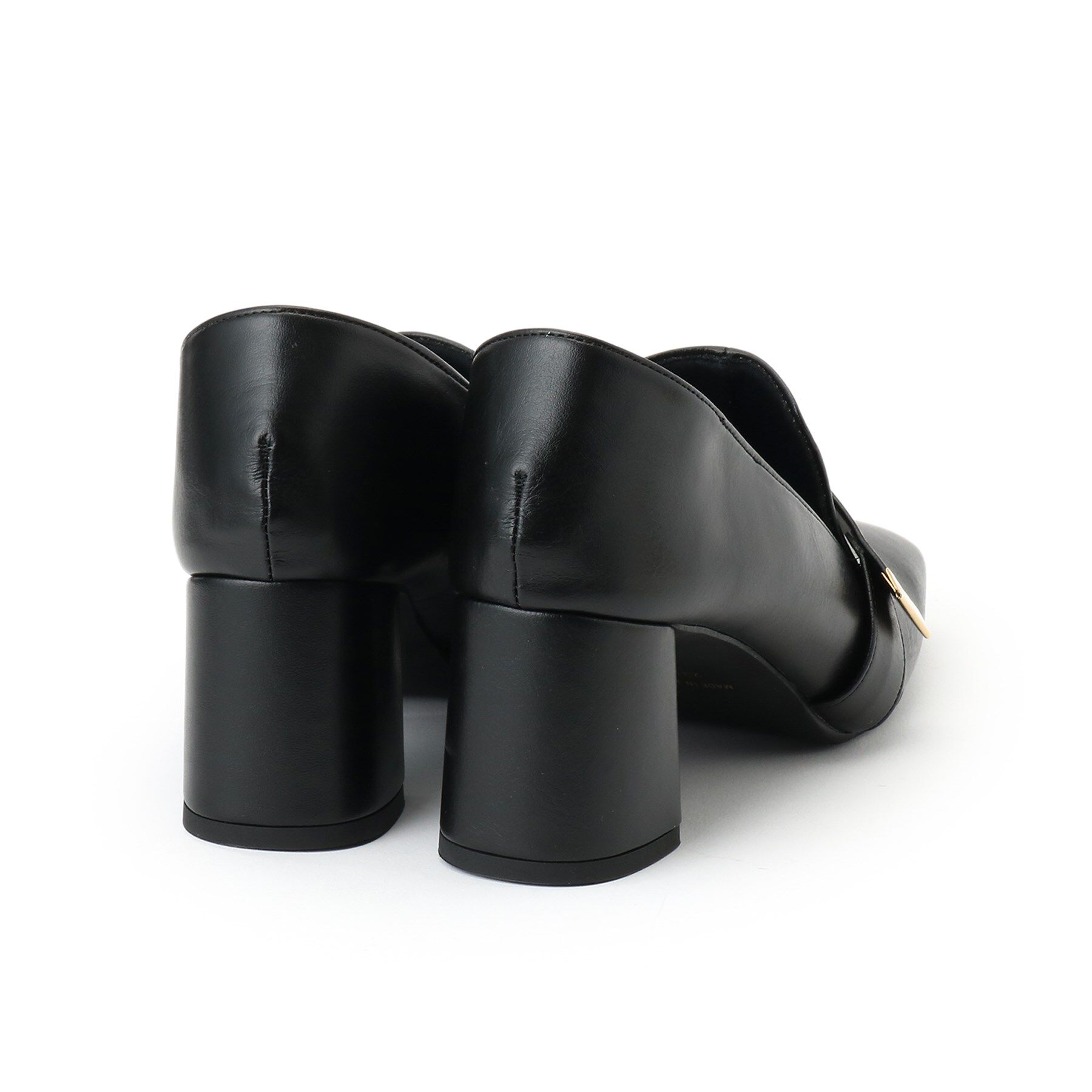 ESPERANZA「スクエアブロックヒールベルトローファー レイン対応」|パンプス|