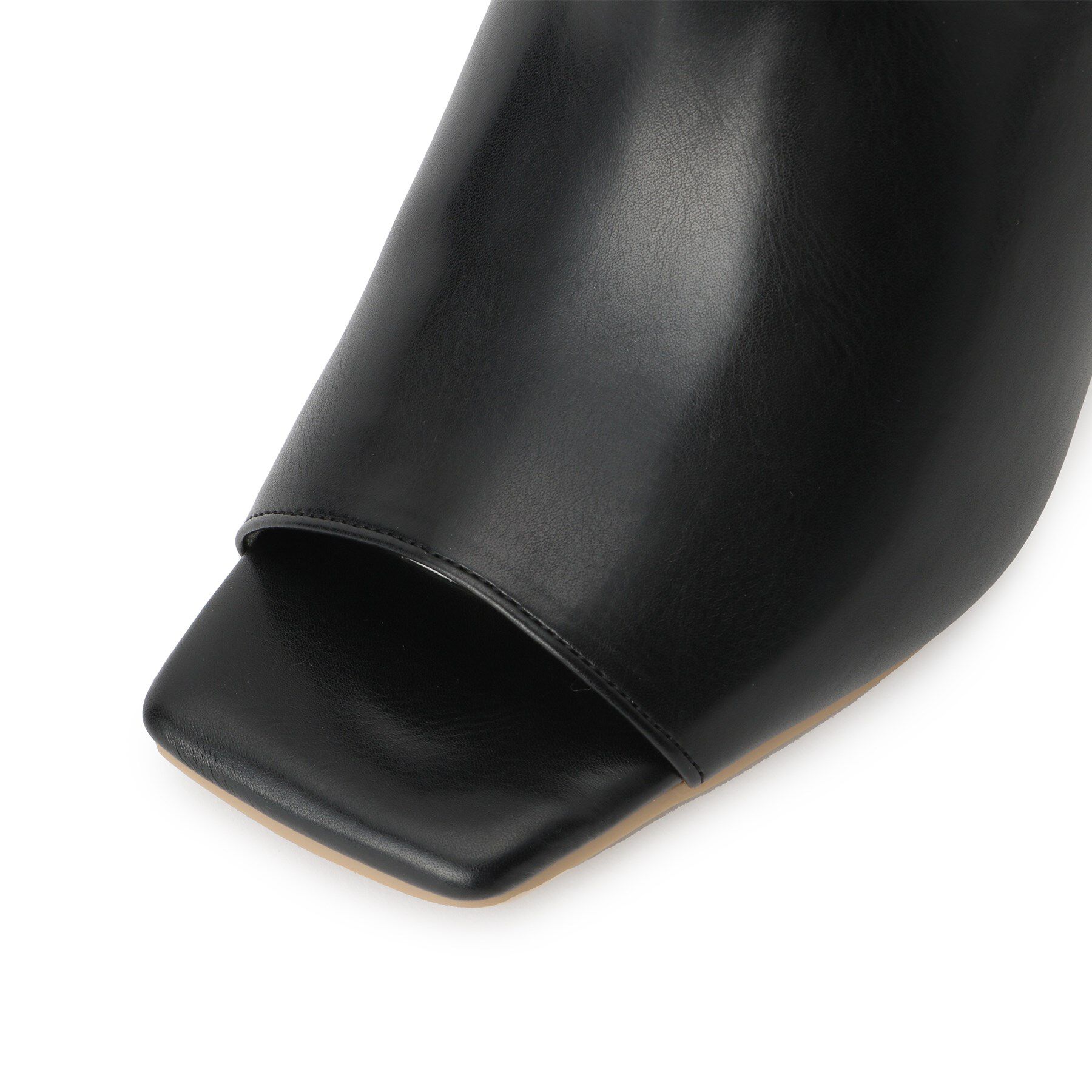 ESPERANZA「スクエアトゥブロックヒールミュール」|サンダル|