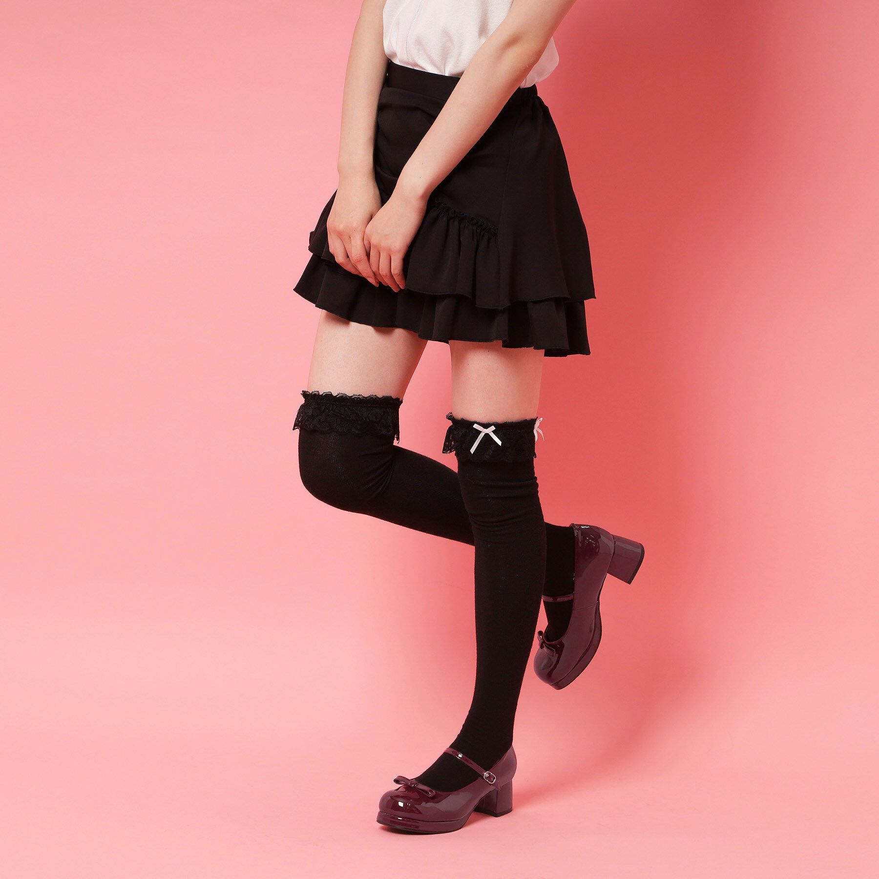 csT&P「リボン付きストラップパンプス」|パンプス|