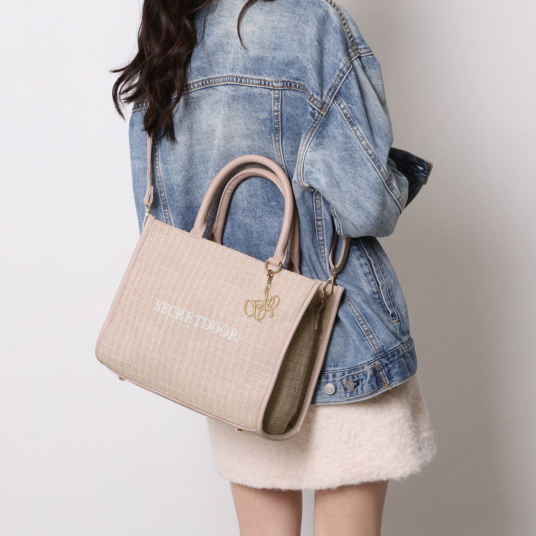 Ober Tashe「2way ツイードトートバッグ」|トートバッグ|