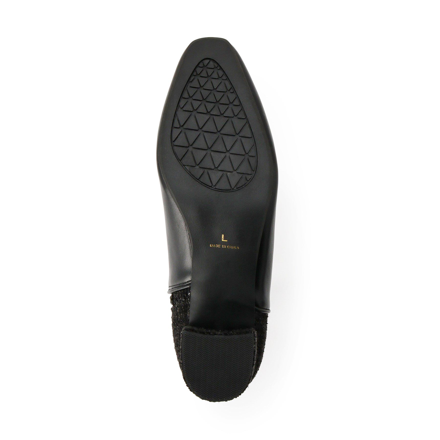 ESPERANZA「ビジュー付きツイードショートブーツ」|ショートブーツ|