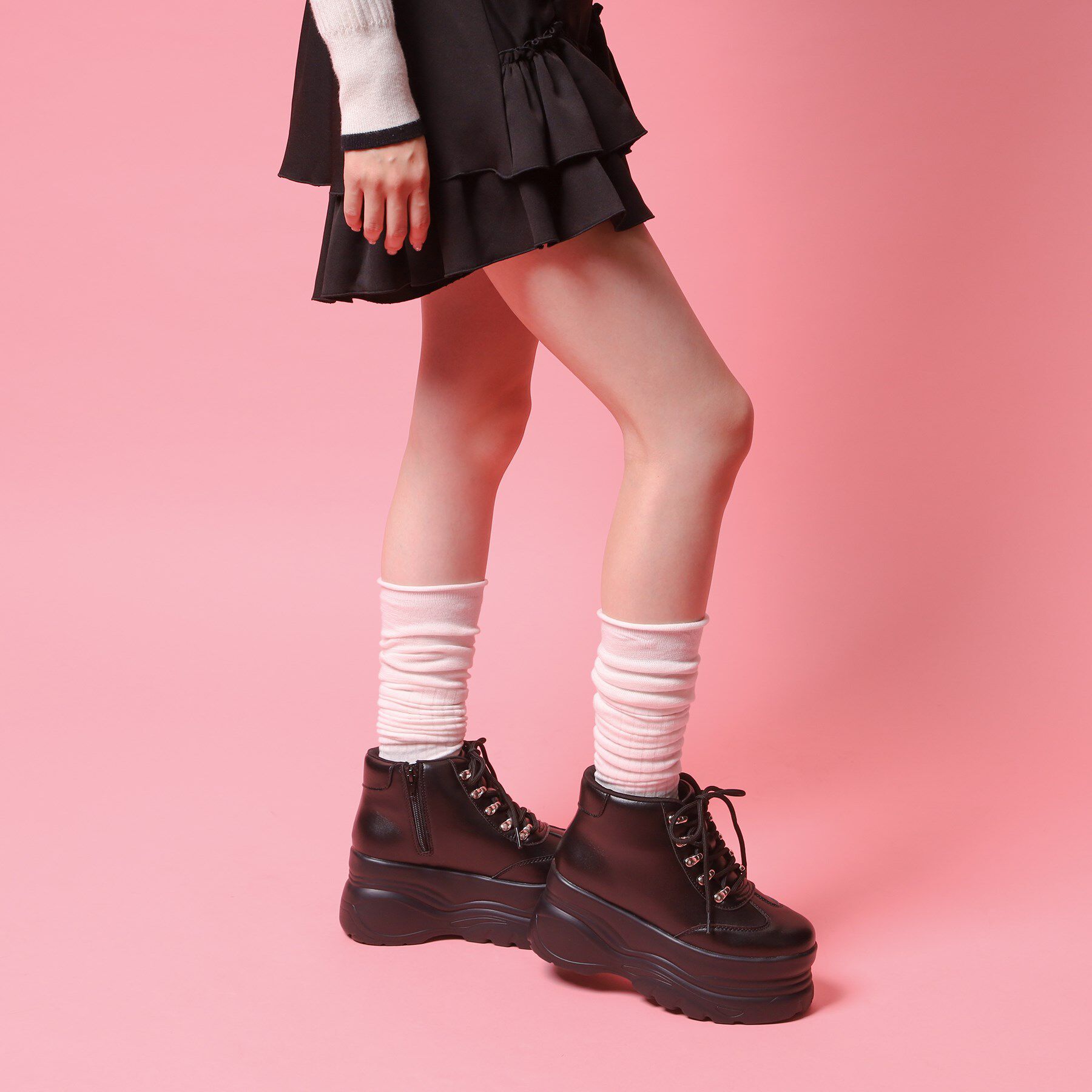 csT&P「厚底ハイカットスニーカー」|スニーカー|