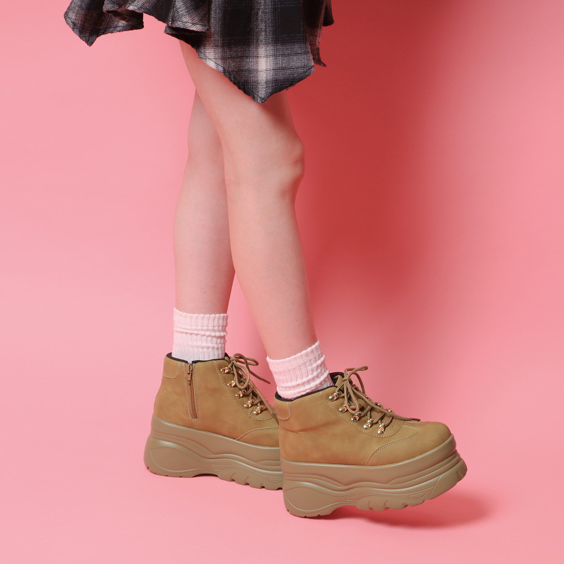 csT&P「厚底ハイカットスニーカー」|スニーカー|