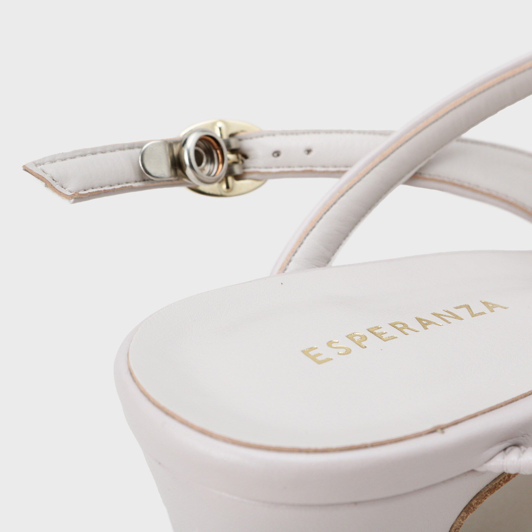 ESPERANZA「チュールリボンバックストラップパンプス」|パンプス|