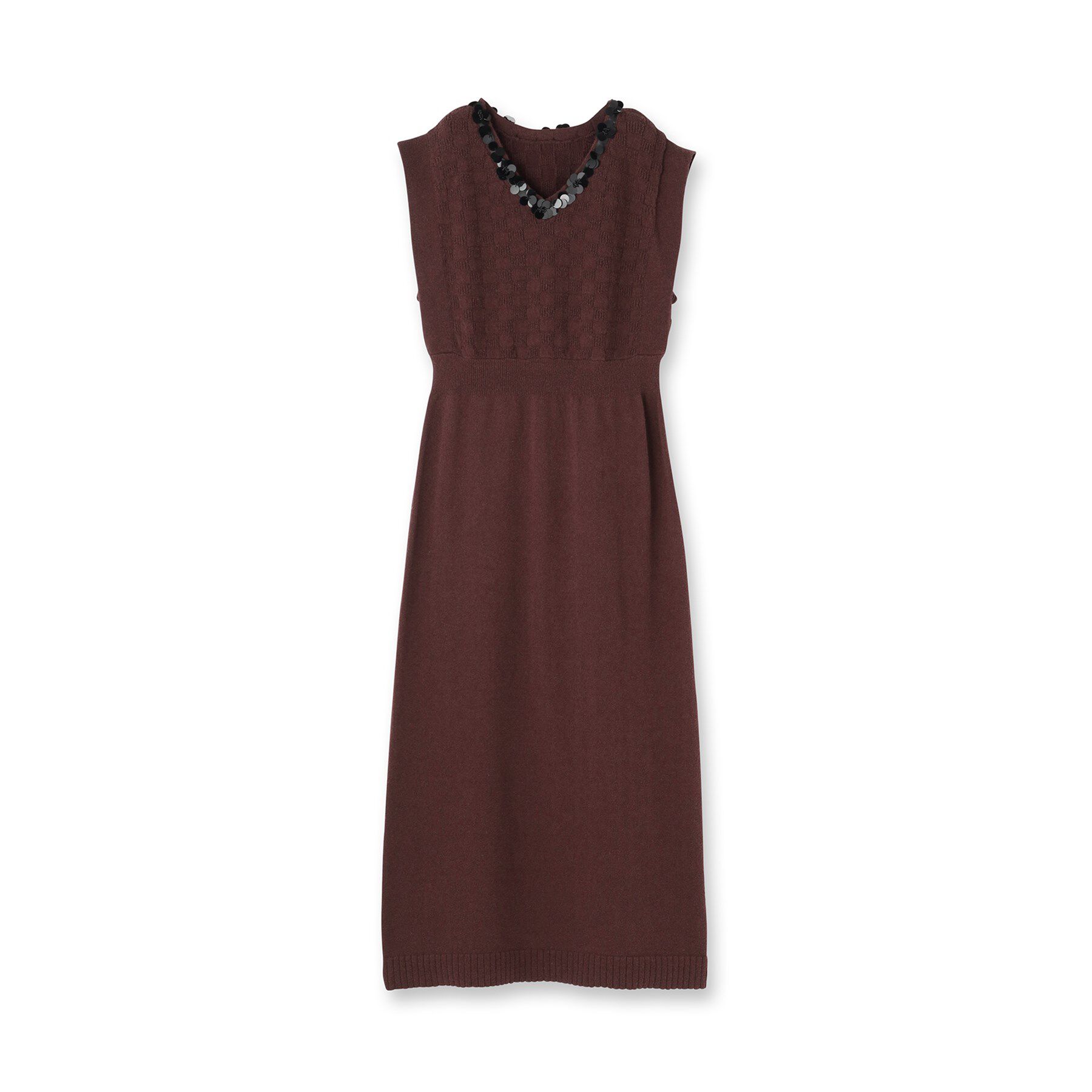 SunaUna「【COLLECTION LINE】スパンコール ニットワンピース」|ワンピース|