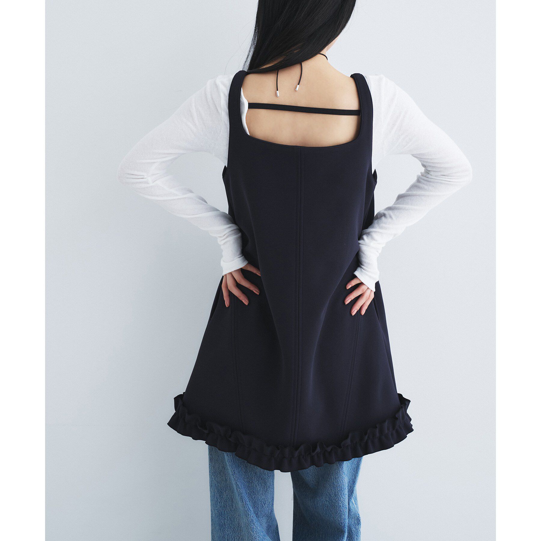 CODE A「frill mini dress」|ワンピース|